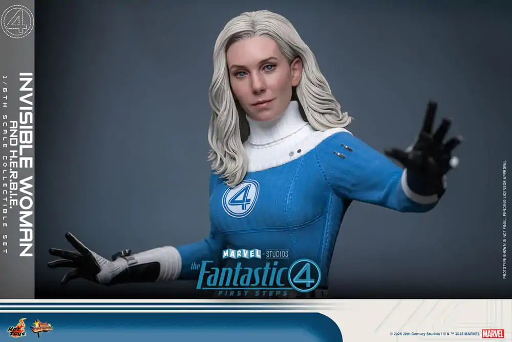 The Fantastic Four: First Steps Movie Masterpiece Figurica 2-pak 1/6 Invisible Woman & H.E.R.B.I.E. 28 cm fotografija proizvoda