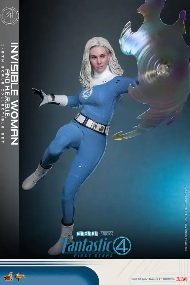 The Fantastic Four: First Steps Movie Masterpiece Figurica 2-pak 1/6 Invisible Woman & H.E.R.B.I.E. 28 cm fotografija proizvoda