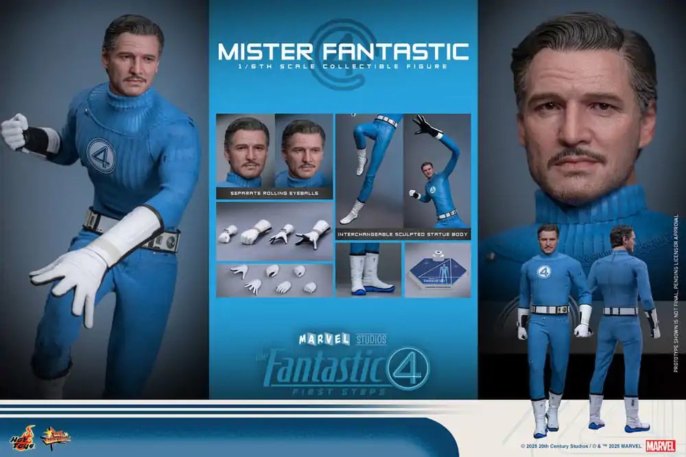 The Fantastic Four: First Steps Movie Masterpiece Akcijska figura 1/6 Mister Fantastic 30 cm fotografija proizvoda