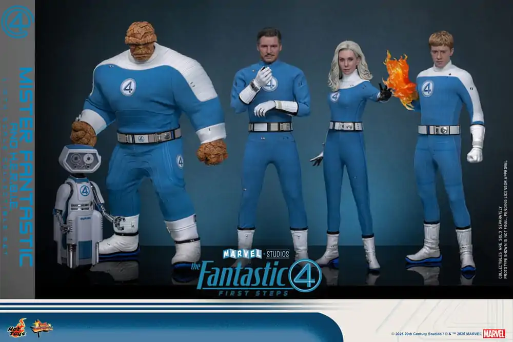 The Fantastic Four: First Steps Movie Masterpiece Set akcijskih figura 2-pak 1/6 Mister Fantastic & H.E.R.B.I.E. 30 cm fotografija proizvoda