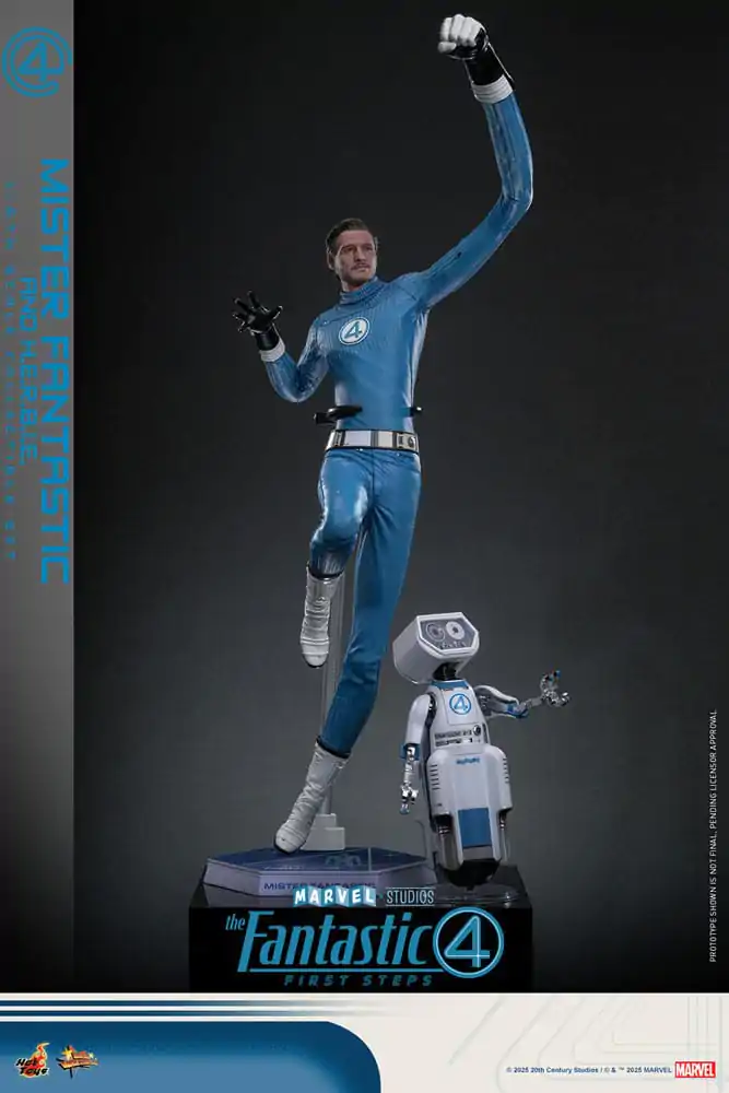 The Fantastic Four: First Steps Movie Masterpiece Set akcijskih figura 2-pak 1/6 Mister Fantastic & H.E.R.B.I.E. 30 cm fotografija proizvoda