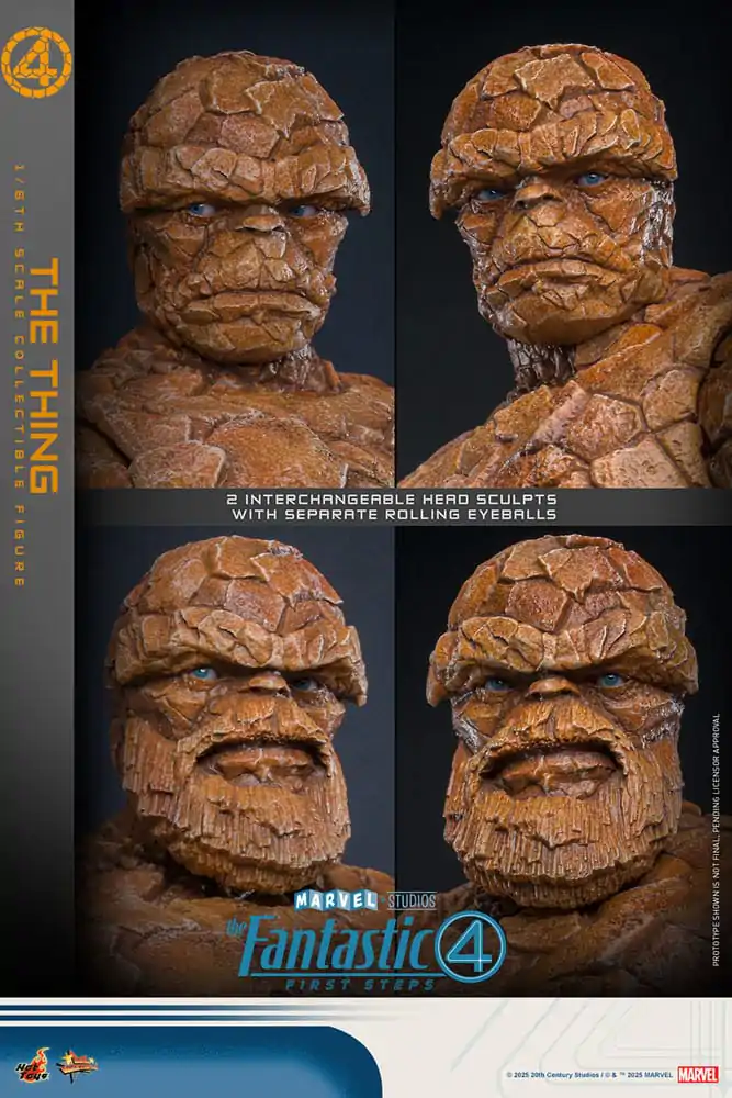 The Fantastic Four: First Steps Movie Masterpiece Akcijska figura 1/6 The Thing 31 cm fotografija proizvoda