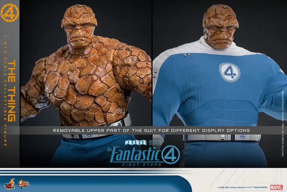 The Fantastic Four: First Steps Movie Masterpiece Akcijska figura 1/6 The Thing 31 cm fotografija proizvoda