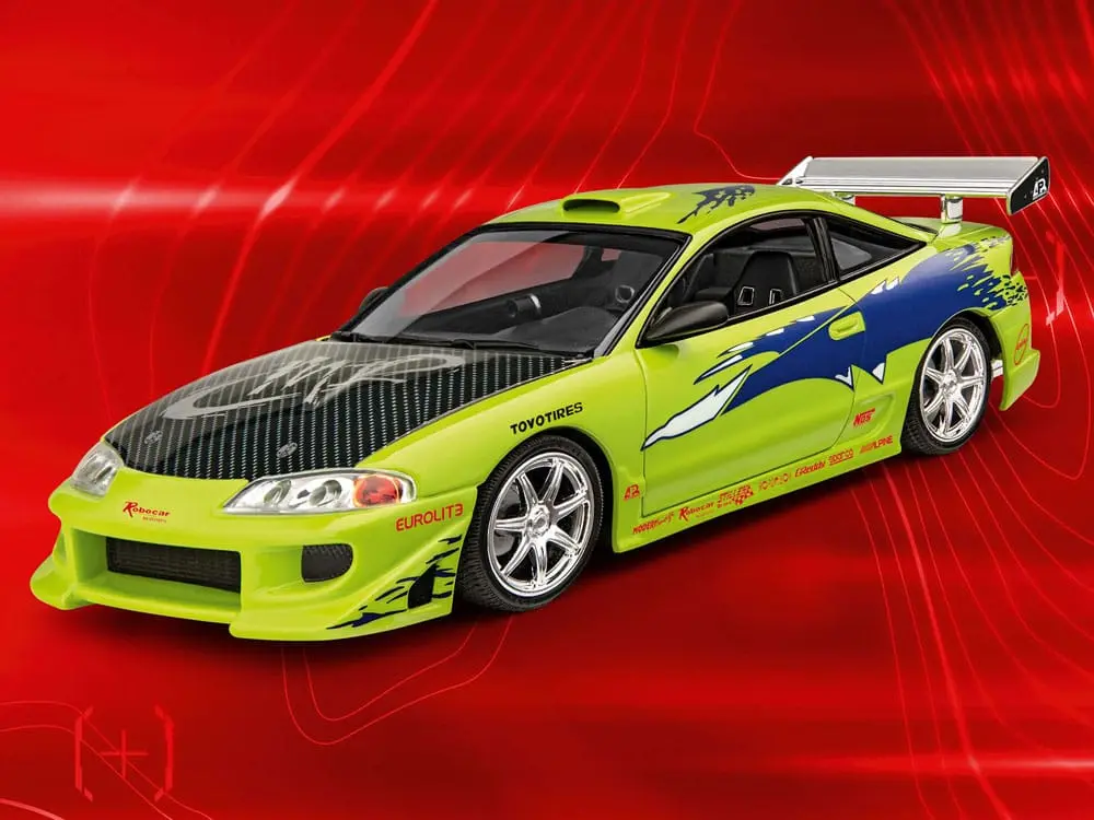 Model komplet The Fast & Furious s osnovnim dodacima Brianov 1995 Mitsubishi Eclipse fotografija proizvoda