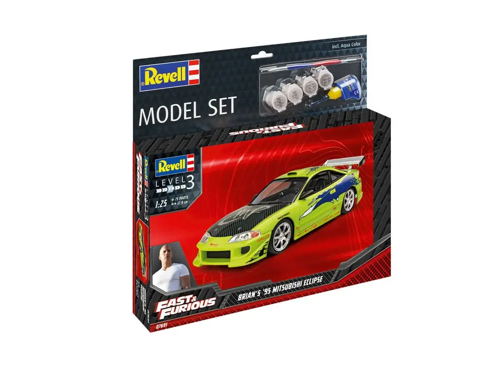 Model komplet The Fast & Furious s osnovnim dodacima Brianov 1995 Mitsubishi Eclipse fotografija proizvoda