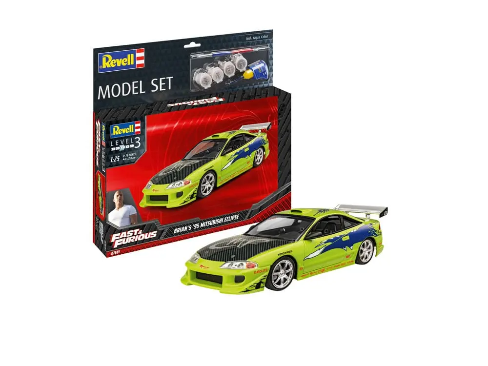 Model komplet The Fast & Furious s osnovnim dodacima Brianov 1995 Mitsubishi Eclipse fotografija proizvoda