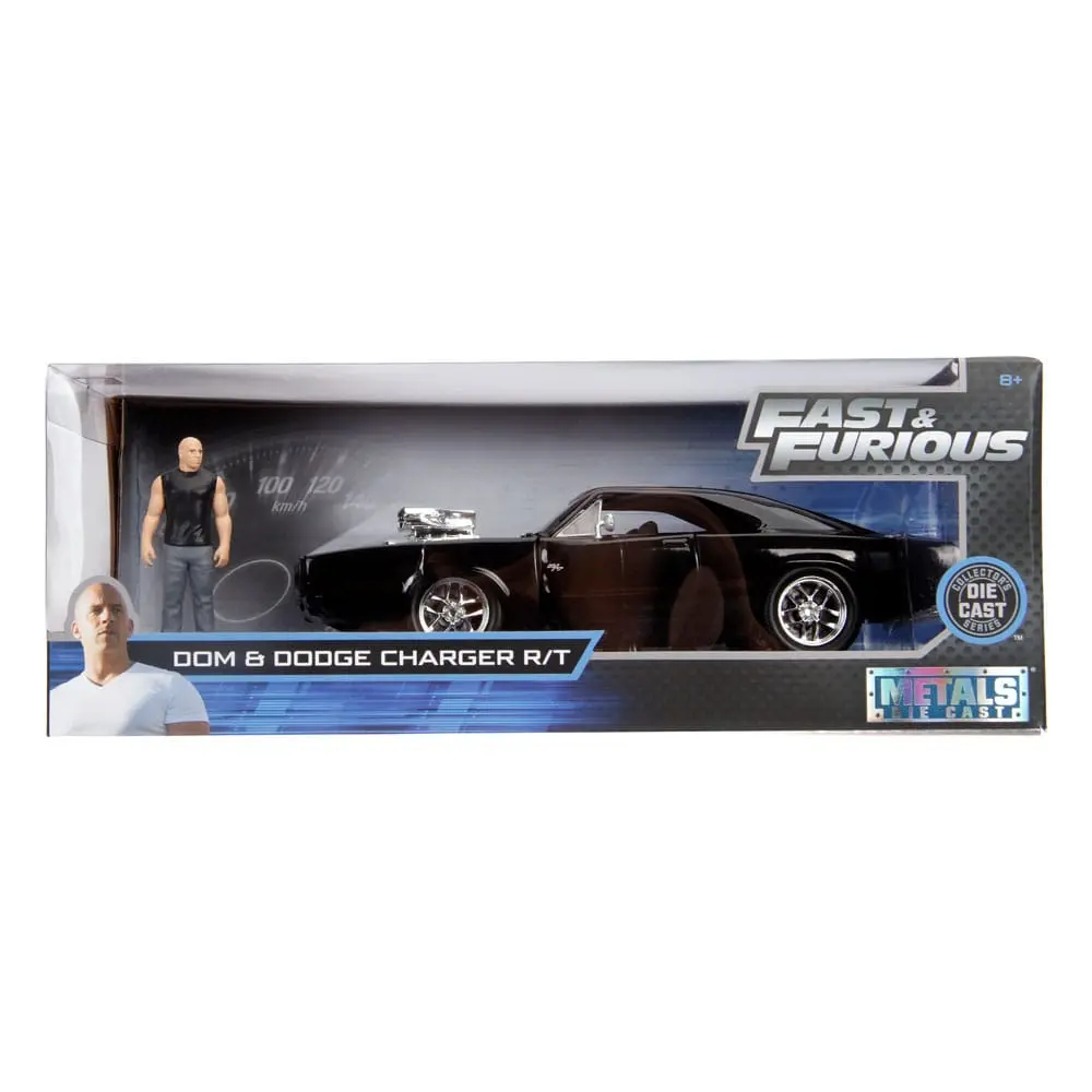 The Fast and Furious Lijevani model Hollywood Rides 1/24 1970 Dodge Charger s figurom Dom Toretto fotografija proizvoda