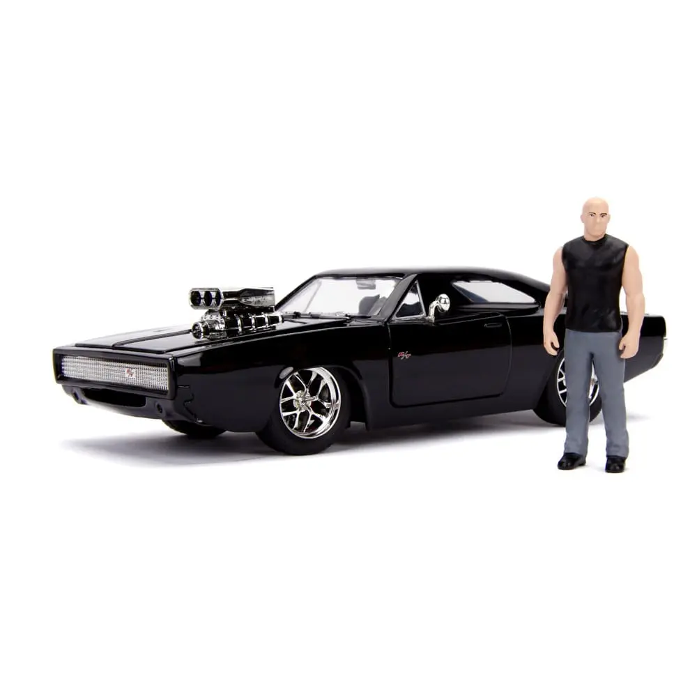 The Fast and Furious Lijevani model Hollywood Rides 1/24 1970 Dodge Charger s figurom Dom Toretto fotografija proizvoda