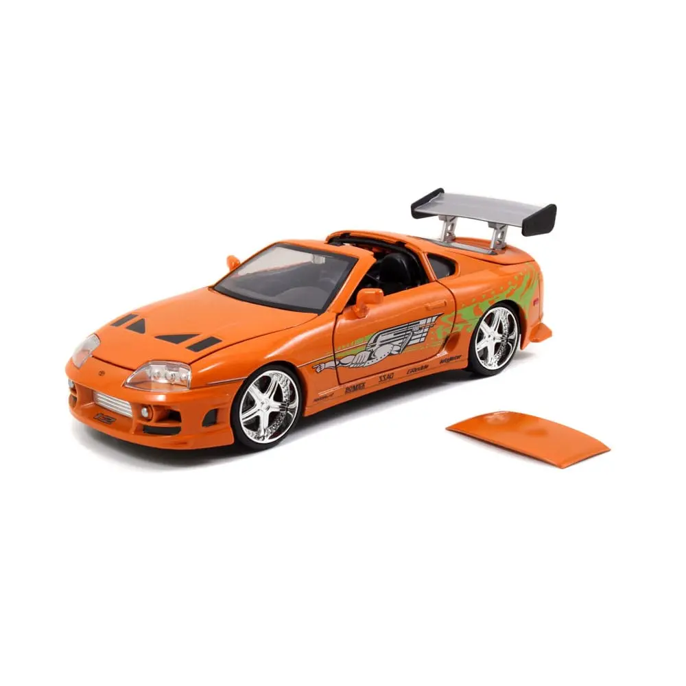 The Fast and Furious Diecast model Hollywood Rides 1/24 1995 Toyota Supra s Brian O'Connor figuricom fotografija proizvoda