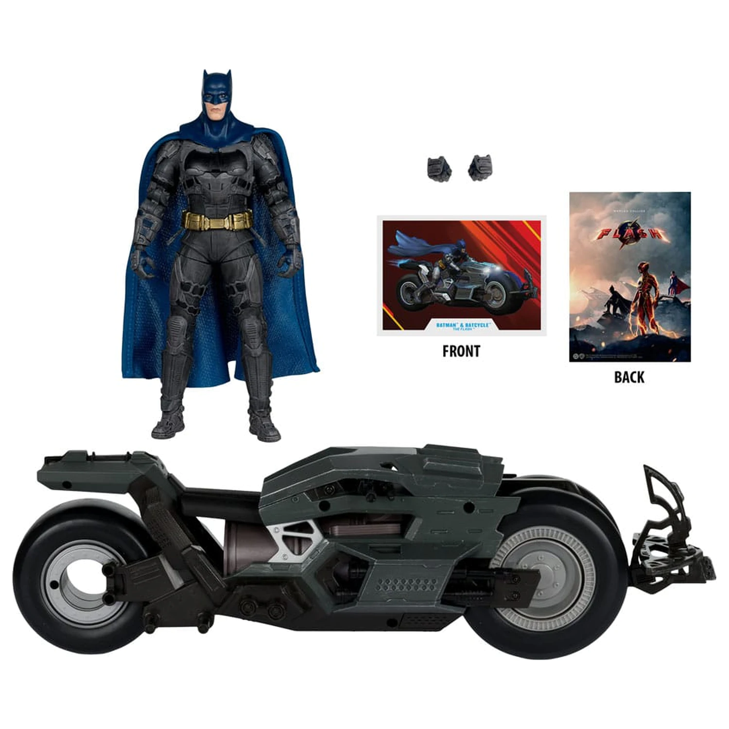 The Flash DC Multiverse vozilo Batcycle s Batmanom fotografija proizvoda