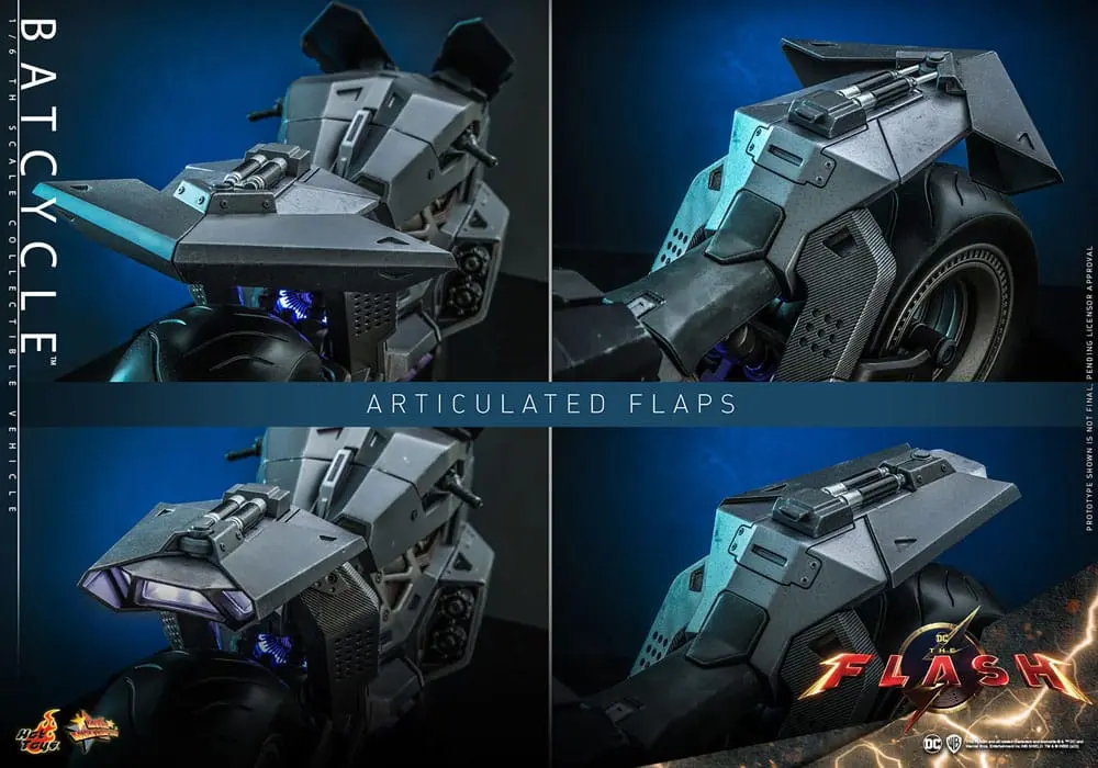 The Flash Movie Masterpiece Vehicle 1/6 Batmotor 56 cm fotografija proizvoda