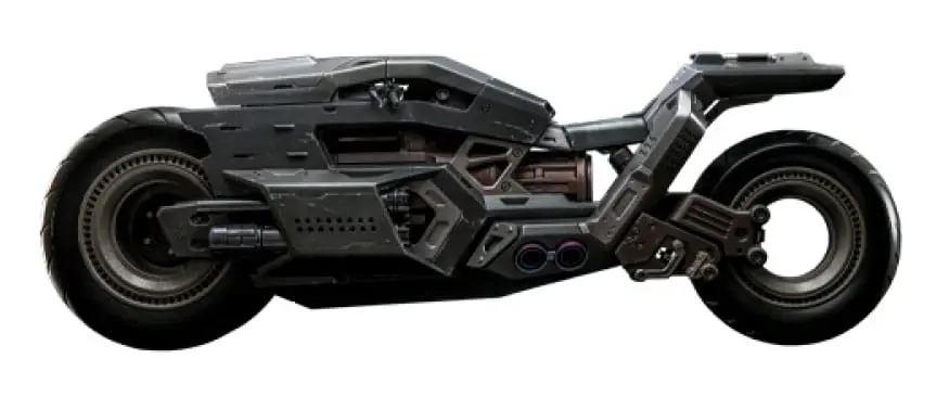 The Flash Movie Masterpiece Vehicle 1/6 Batmotor 56 cm fotografija proizvoda