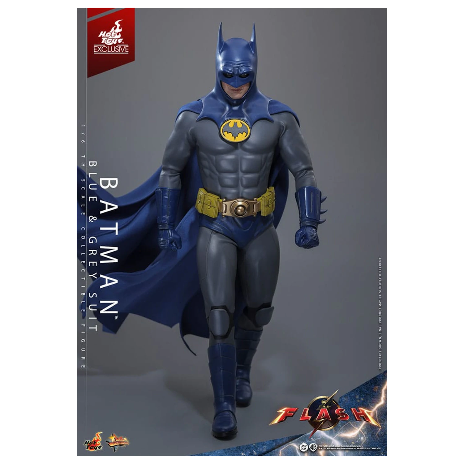 The Flash Movie Masterpiece Akcijska figura 1/6 Batman (Blue & Grey Suit) Ograničeno izdanje 30 cm fotografija proizvoda