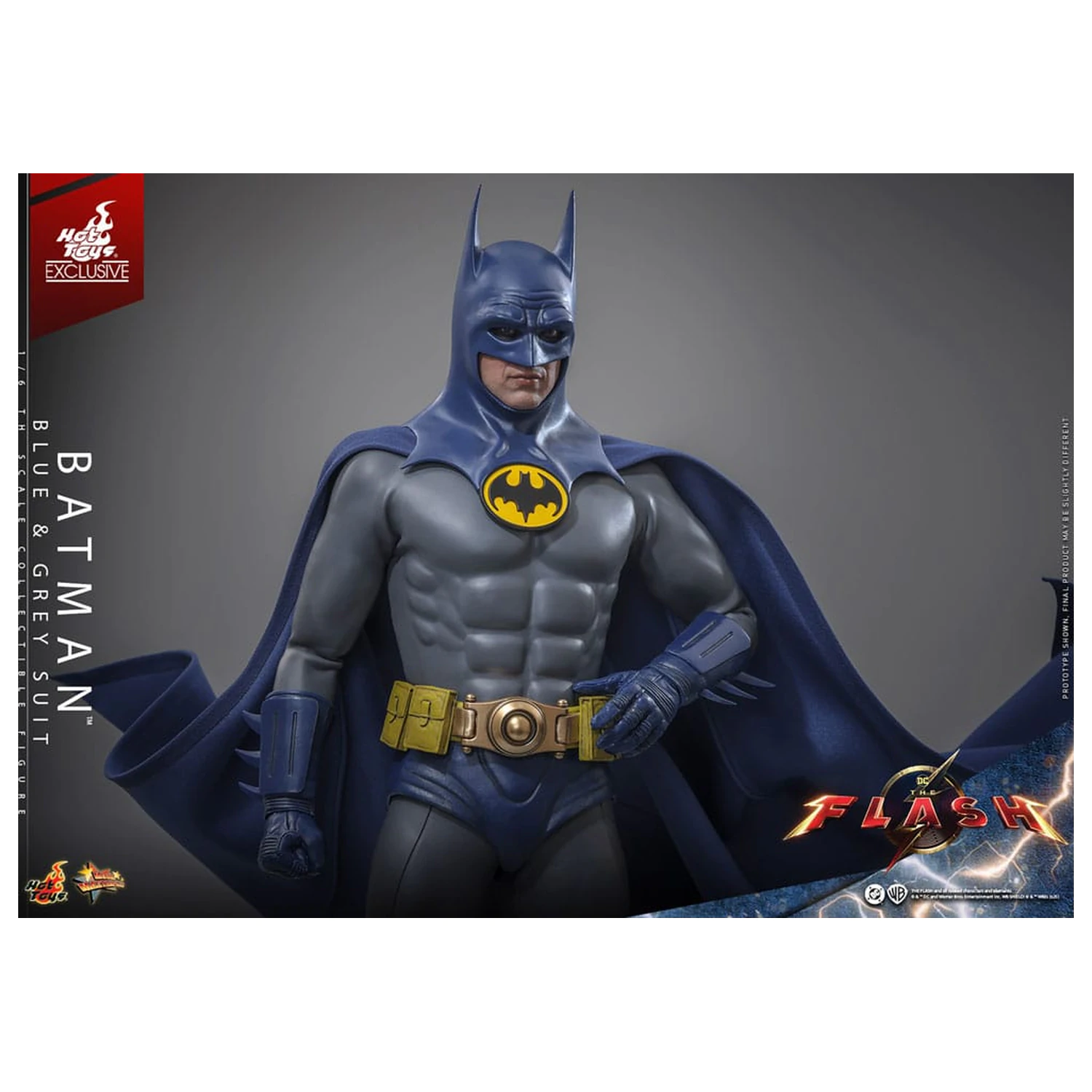 The Flash Movie Masterpiece Akcijska figura 1/6 Batman (Blue & Grey Suit) Ograničeno izdanje 30 cm fotografija proizvoda