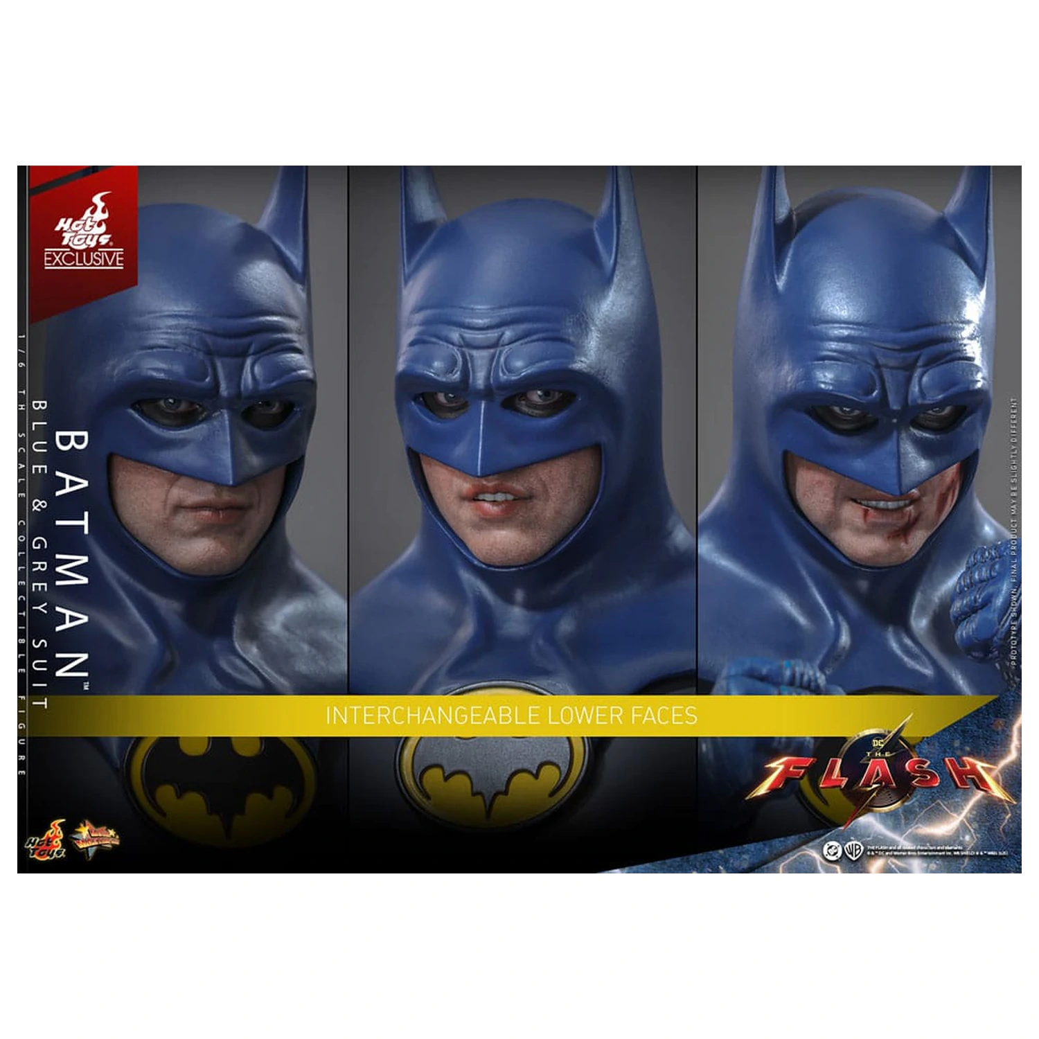 The Flash Movie Masterpiece Akcijska figura 1/6 Batman (Blue & Grey Suit) Ograničeno izdanje 30 cm fotografija proizvoda