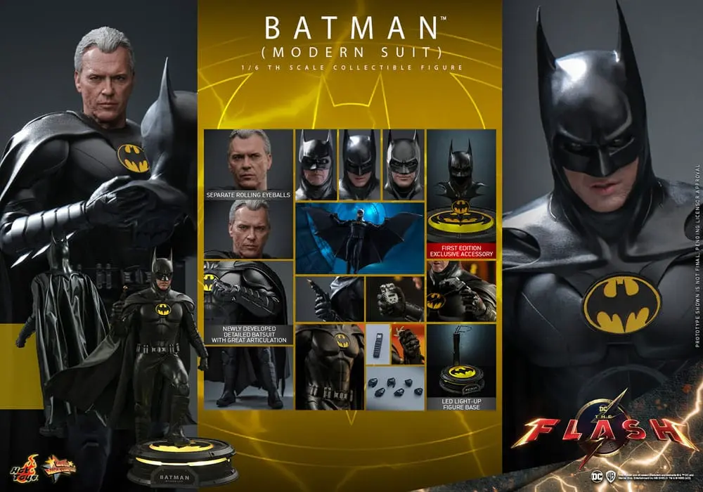 The Flash Movie Masterpiece akcijska figura 1/6 Batman (Modern Suit) 30 cm fotografija proizvoda