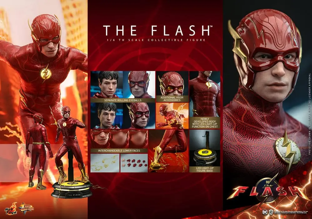 The Flash Movie Masterpiece akcijska figura 1/6 The Flash 30 cm fotografija proizvoda