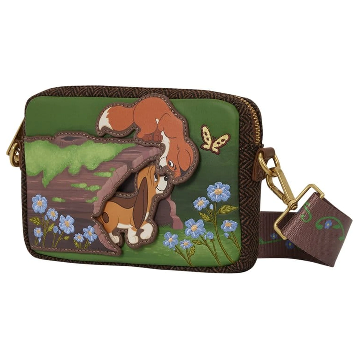 The Fox and the Hound by Loungefly Canvas platnena torba Tod & Vixey fotografija proizvoda