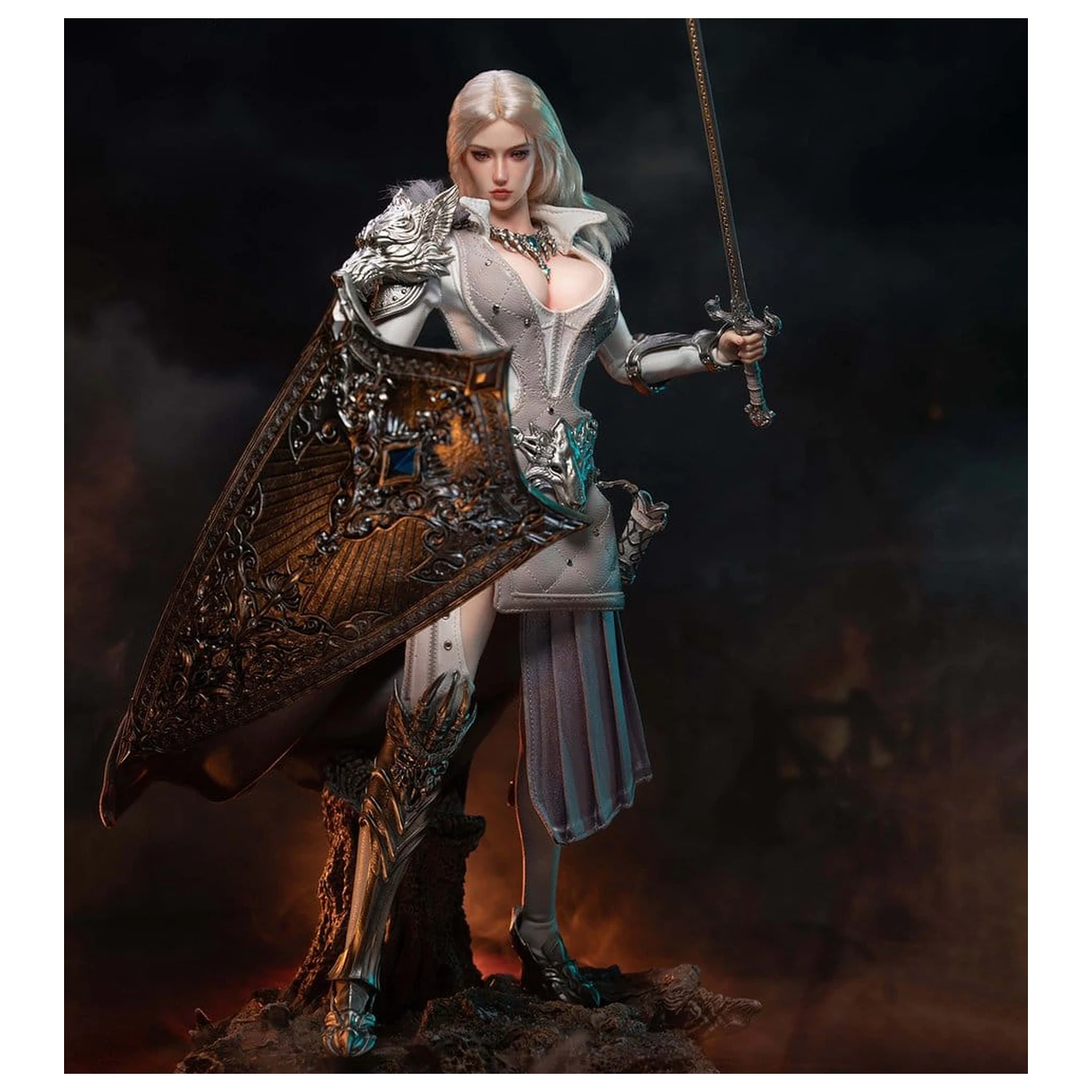 The Girl Under Wolf's Ward Action Figura 1/6 Alina (Silver) 30 cm fotografija proizvoda