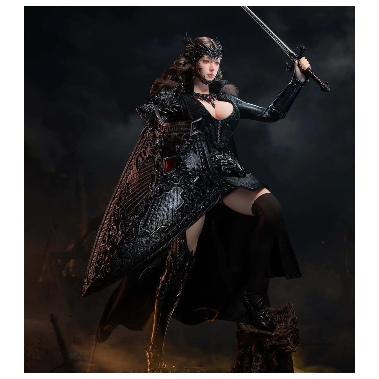 The Girl Under Wolf's Ward Action Figura 1/6 Eleanor (Black) 30 cm fotografija proizvoda