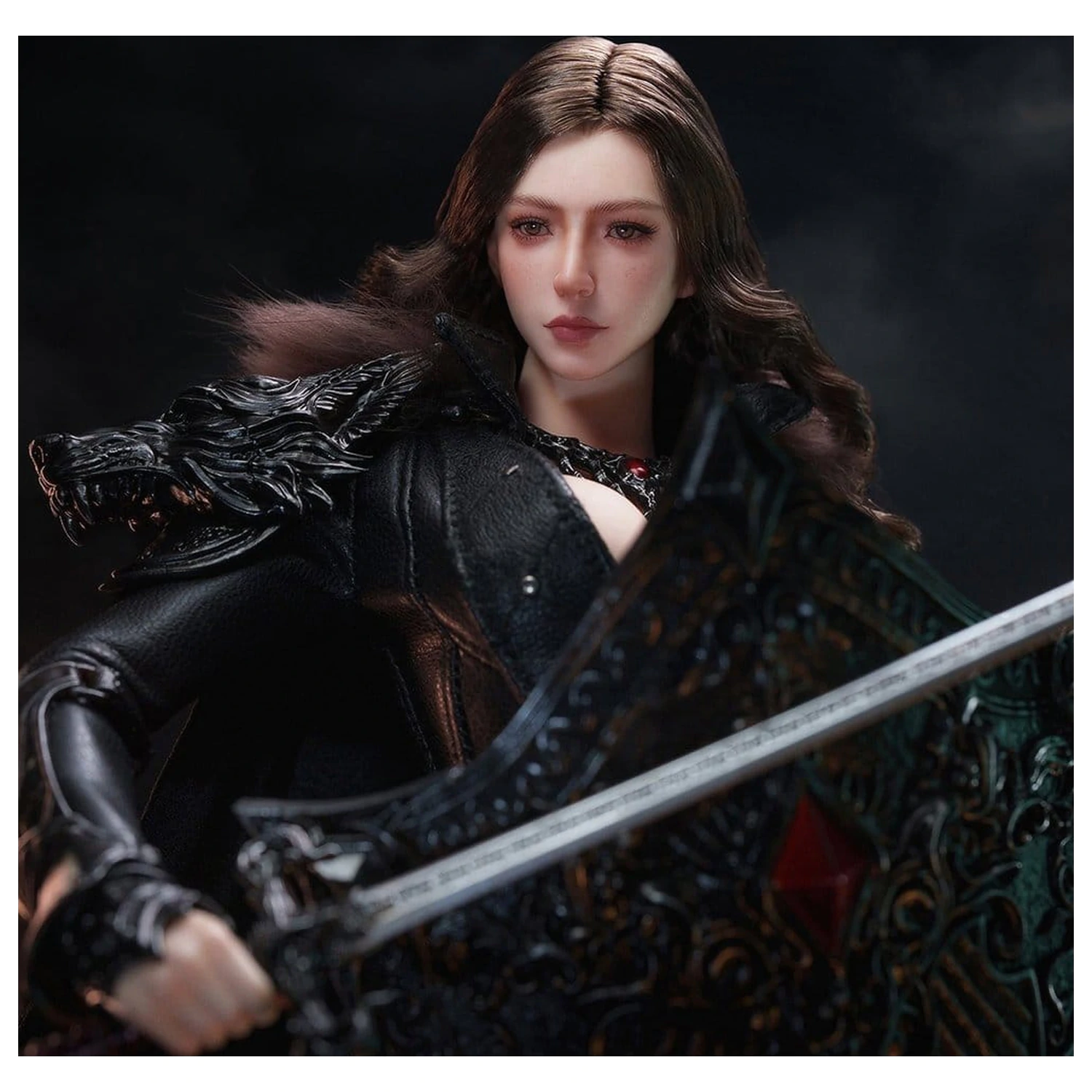 The Girl Under Wolf's Ward Action Figura 1/6 Eleanor (Black) 30 cm fotografija proizvoda