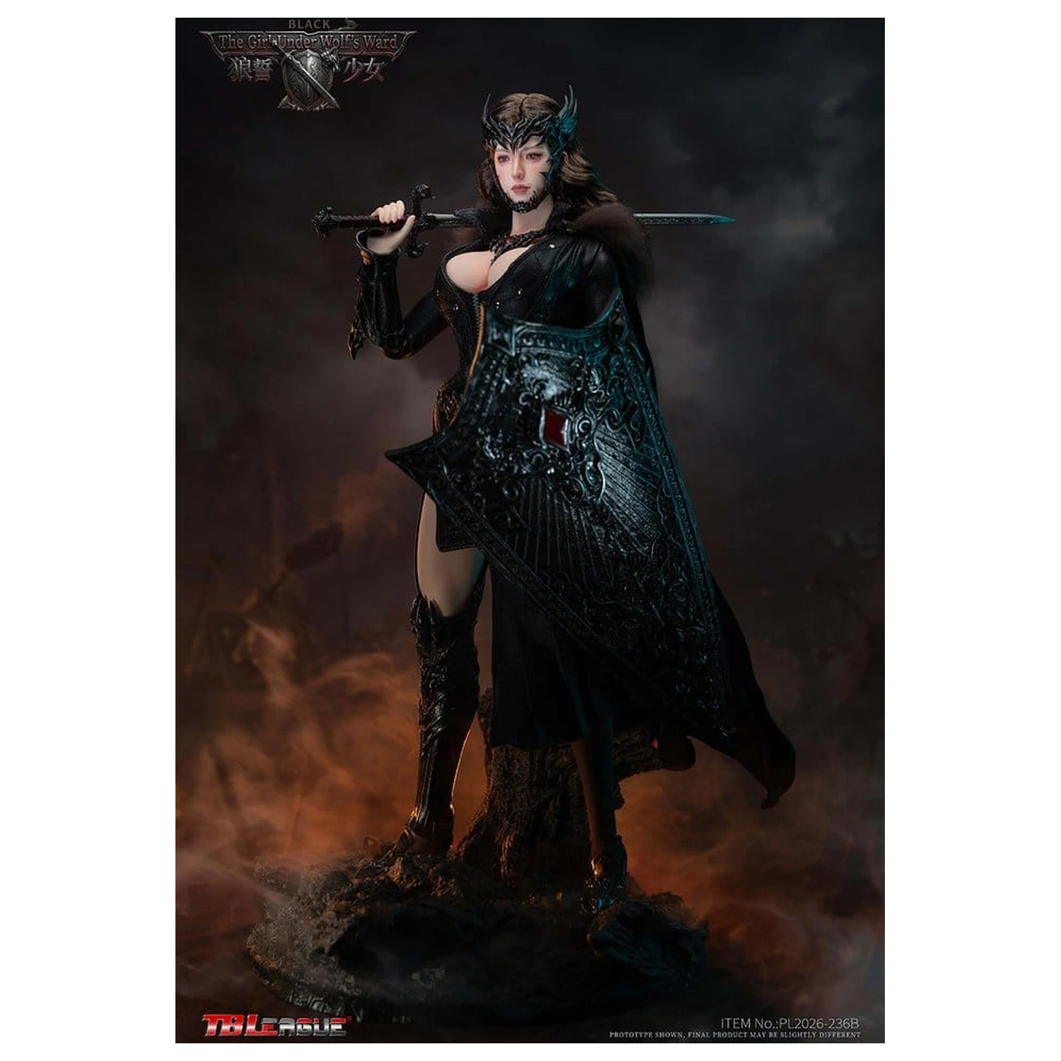 The Girl Under Wolf's Ward Action Figura 1/6 Eleanor (Black) 30 cm fotografija proizvoda