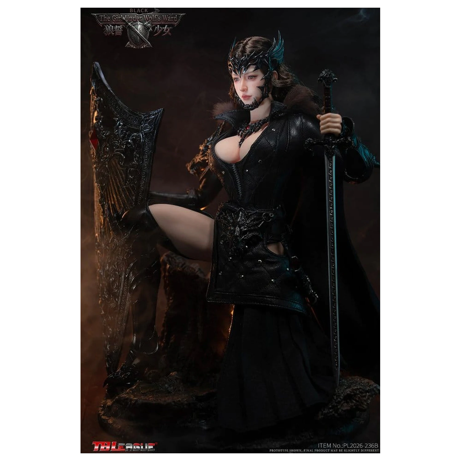 The Girl Under Wolf's Ward Action Figura 1/6 Eleanor (Black) 30 cm fotografija proizvoda
