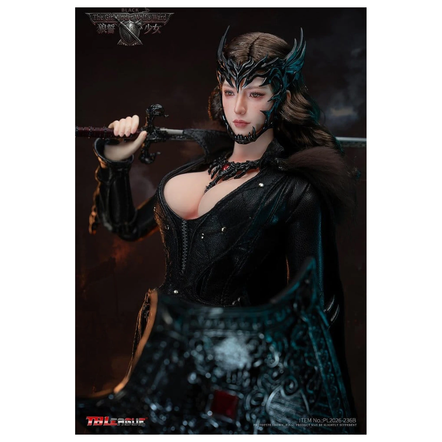 The Girl Under Wolf's Ward Action Figura 1/6 Eleanor (Black) 30 cm fotografija proizvoda