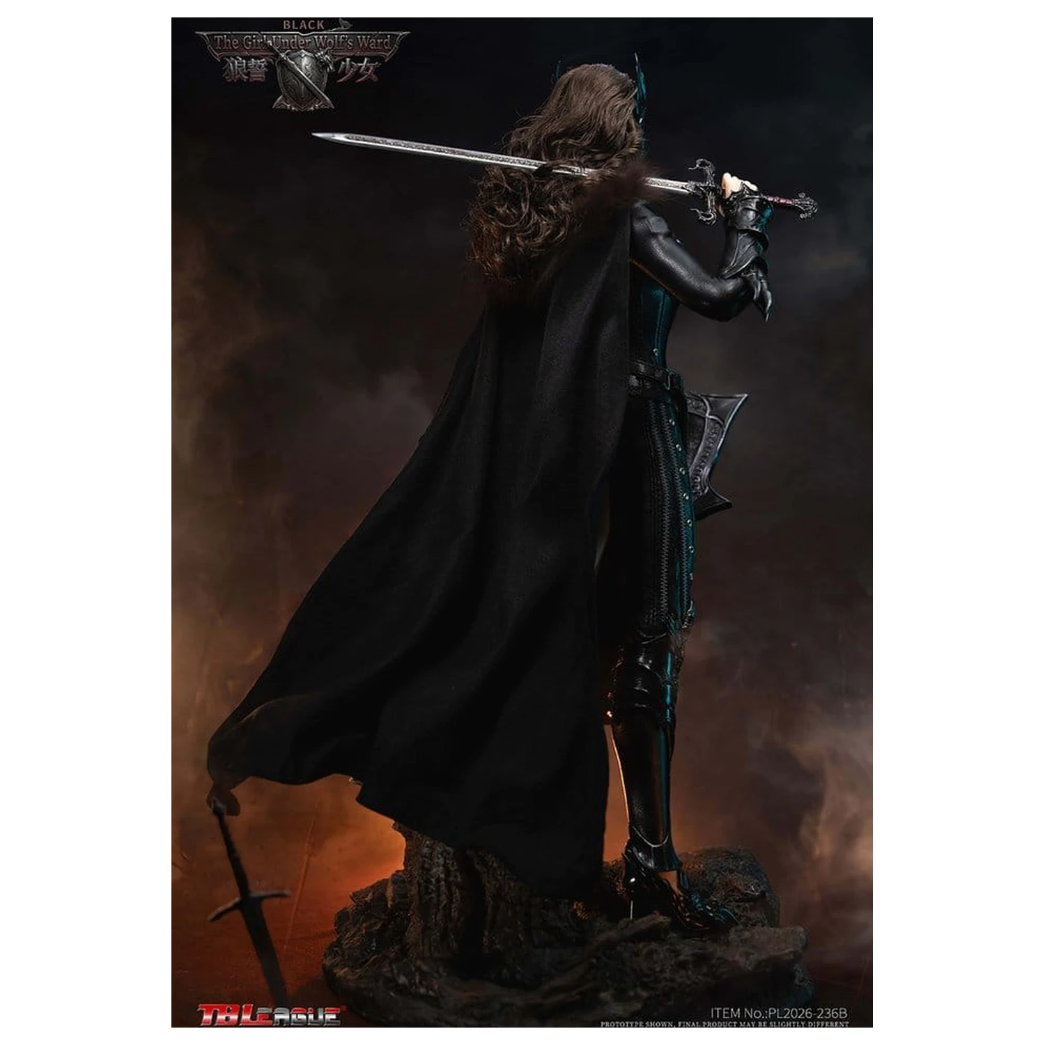 The Girl Under Wolf's Ward Action Figura 1/6 Eleanor (Black) 30 cm fotografija proizvoda