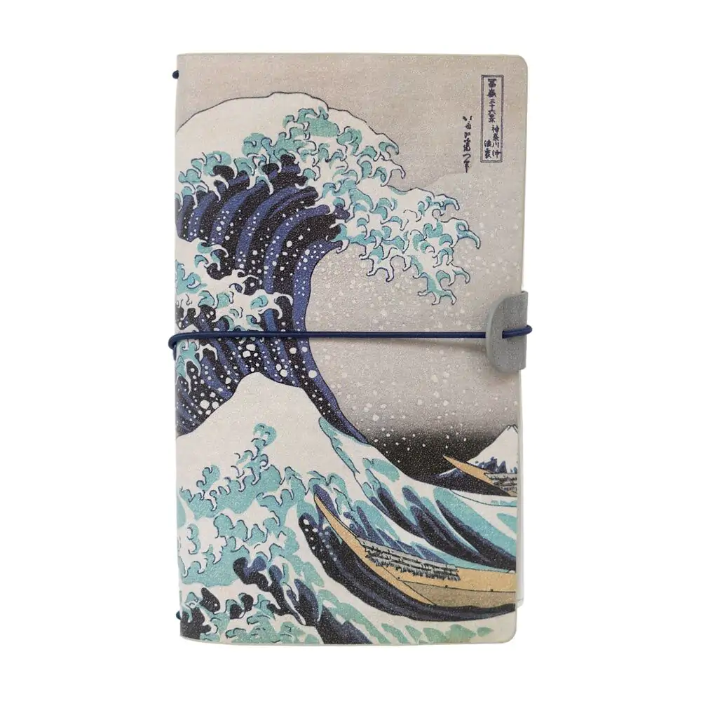 The Great Wave of Kanagawa Hokusai putni notes fotografija proizvoda