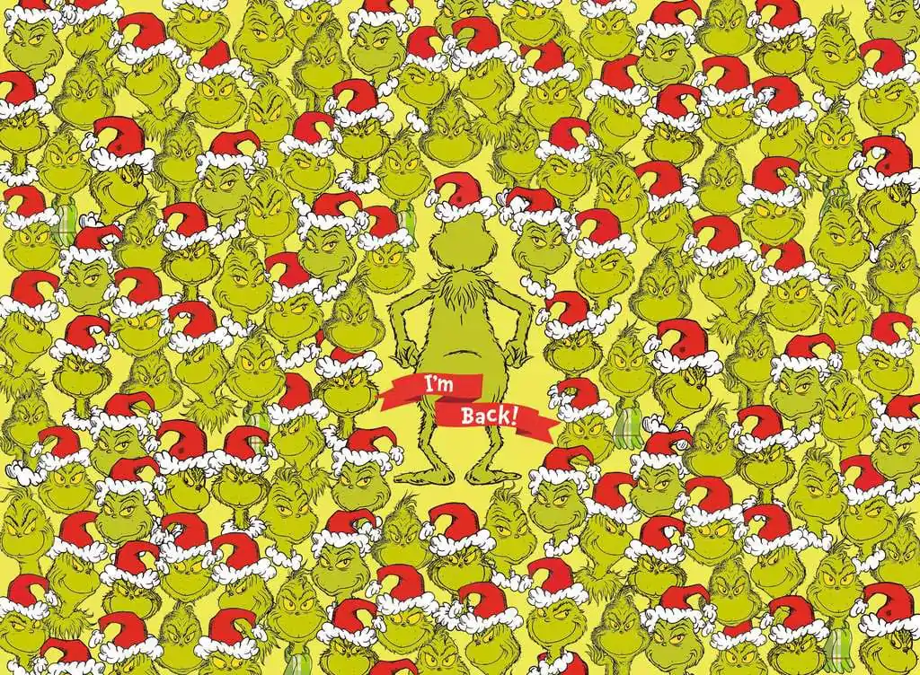 The Grinch Puzzle Izazov Merry Grinchmas (500 dijelova) fotografija proizvoda