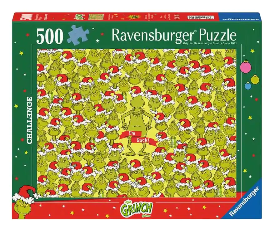 The Grinch Puzzle Izazov Merry Grinchmas (500 dijelova) fotografija proizvoda