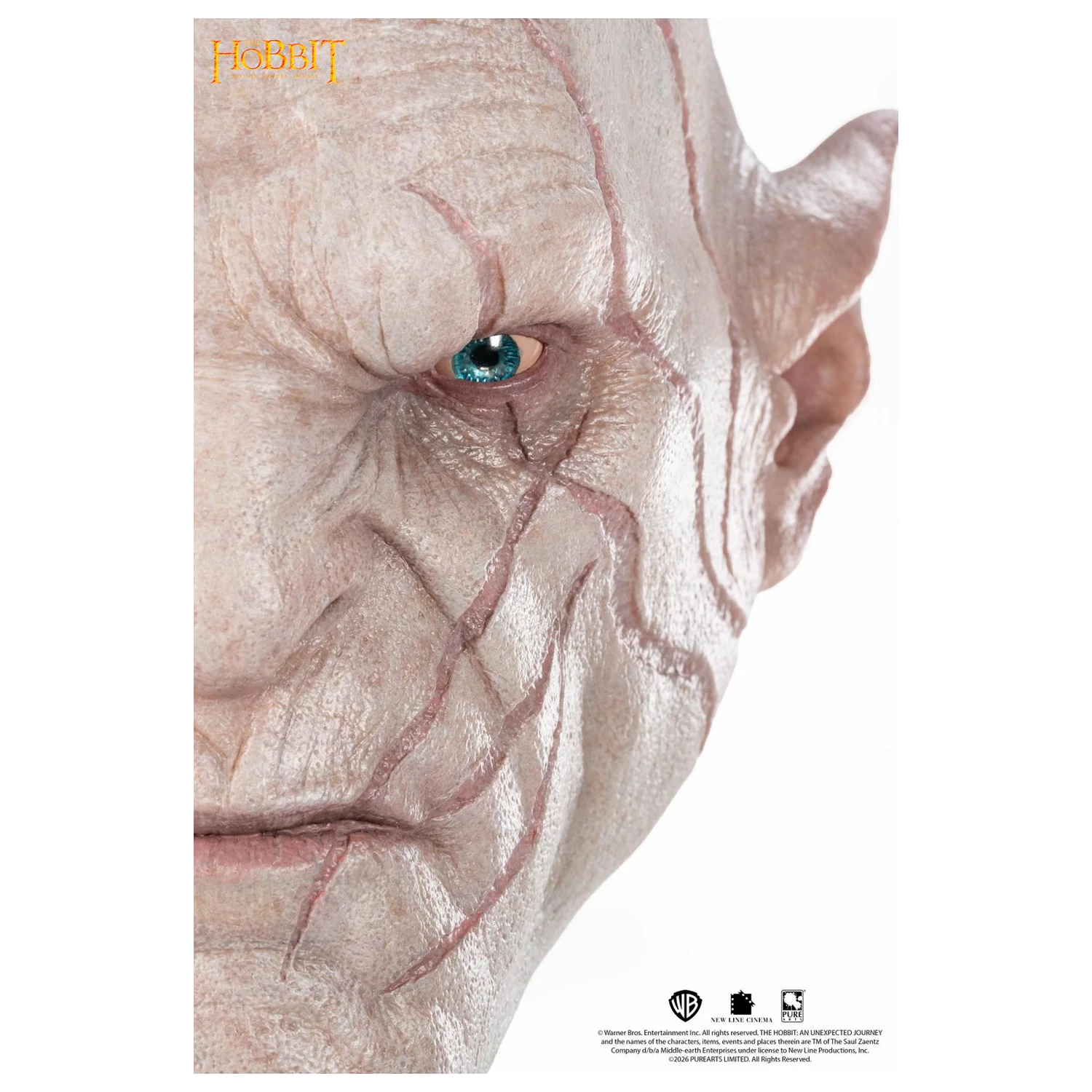 Replika umjetničke maske Azog The Hobbit 1/1 54 cm fotografija proizvoda