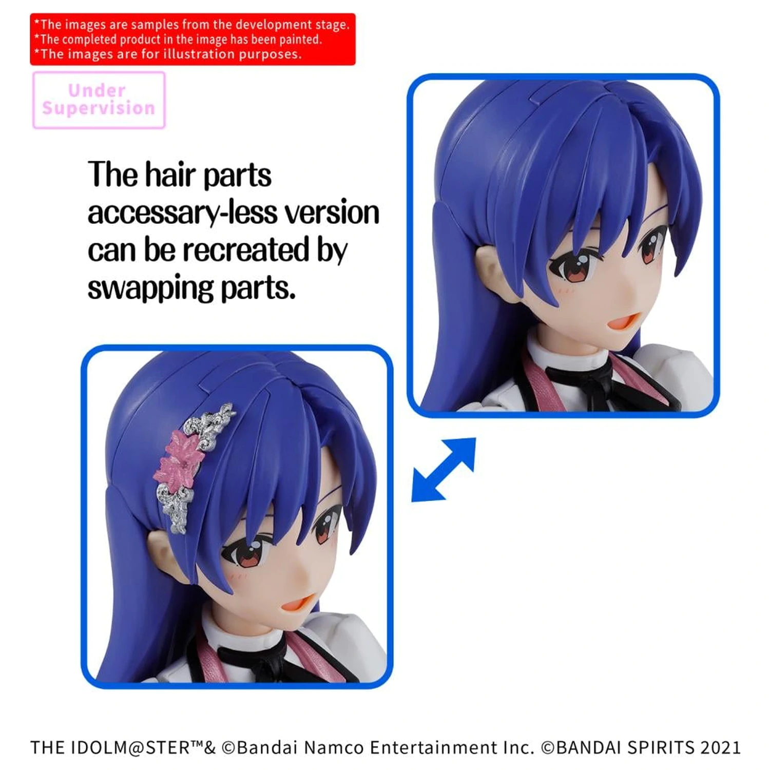 The Idolmaster 30MS Chihaya Kisaragi (20th Anniv. You and I) Model Kit fotografija proizvoda