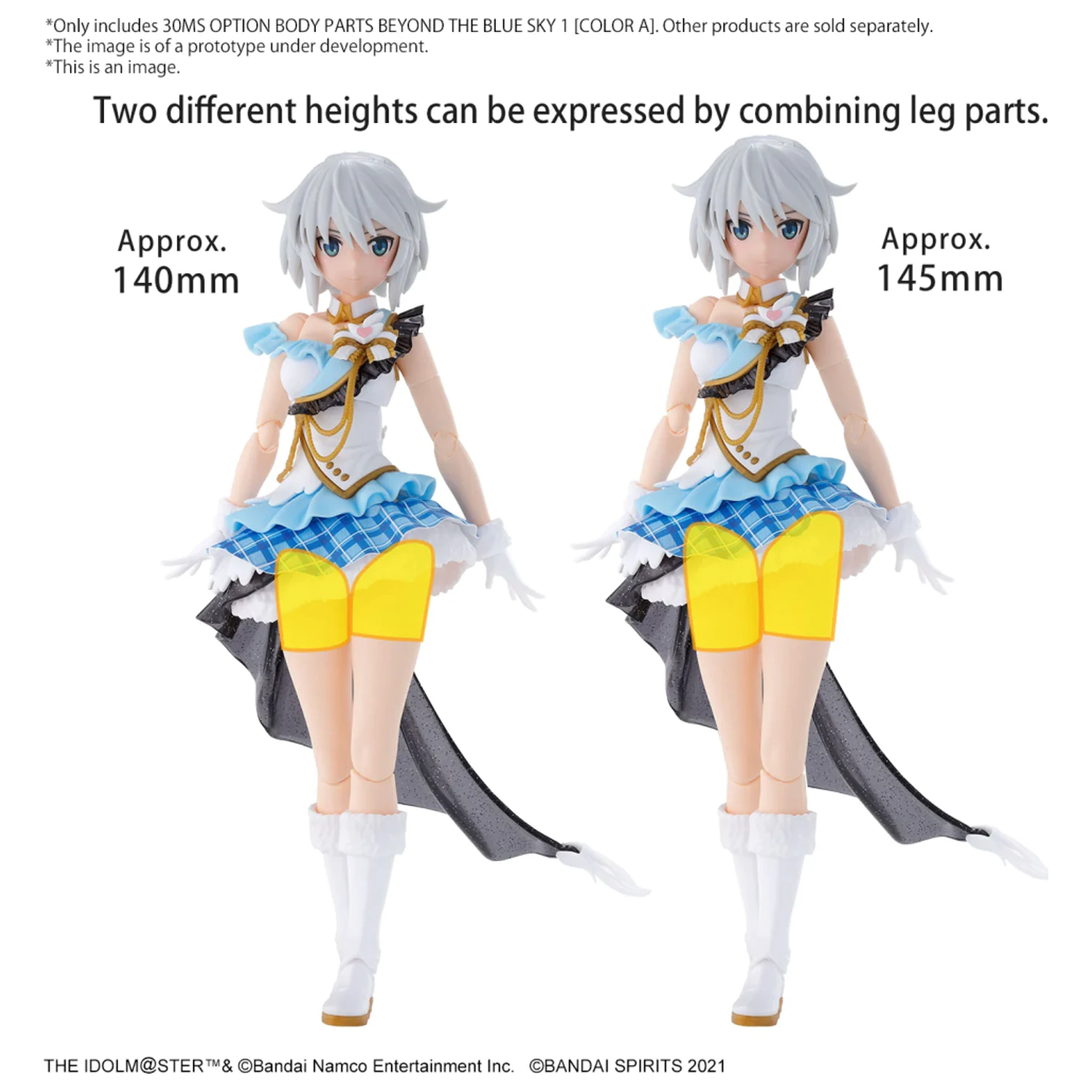 The Idolmaster 30MS Option Tijelo Dijelovi Beyond the Blue Sky 1 -Model Kit fotografija proizvoda