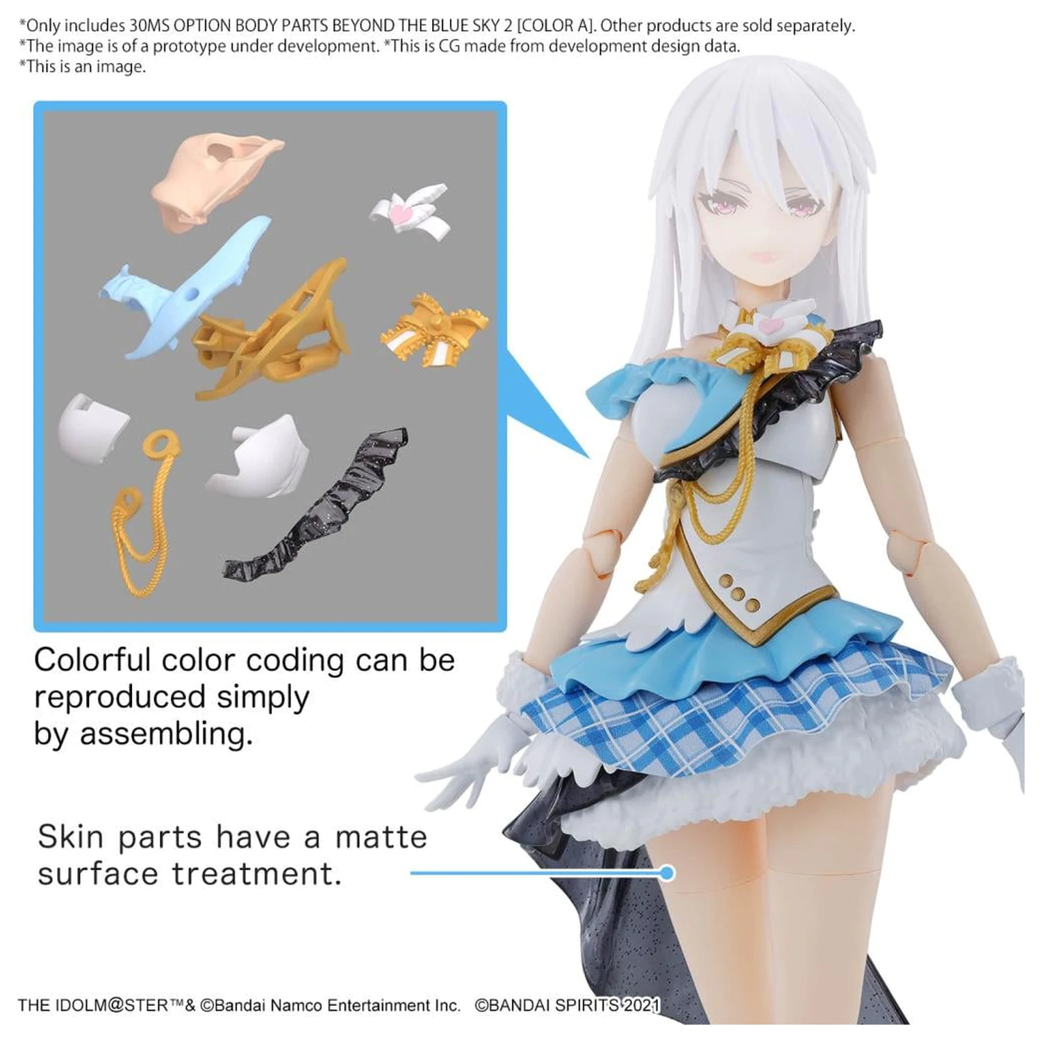 The Idolmaster 30MS Option Body Parts Beyond the Blue Sky 2 Komplet Modela fotografija proizvoda