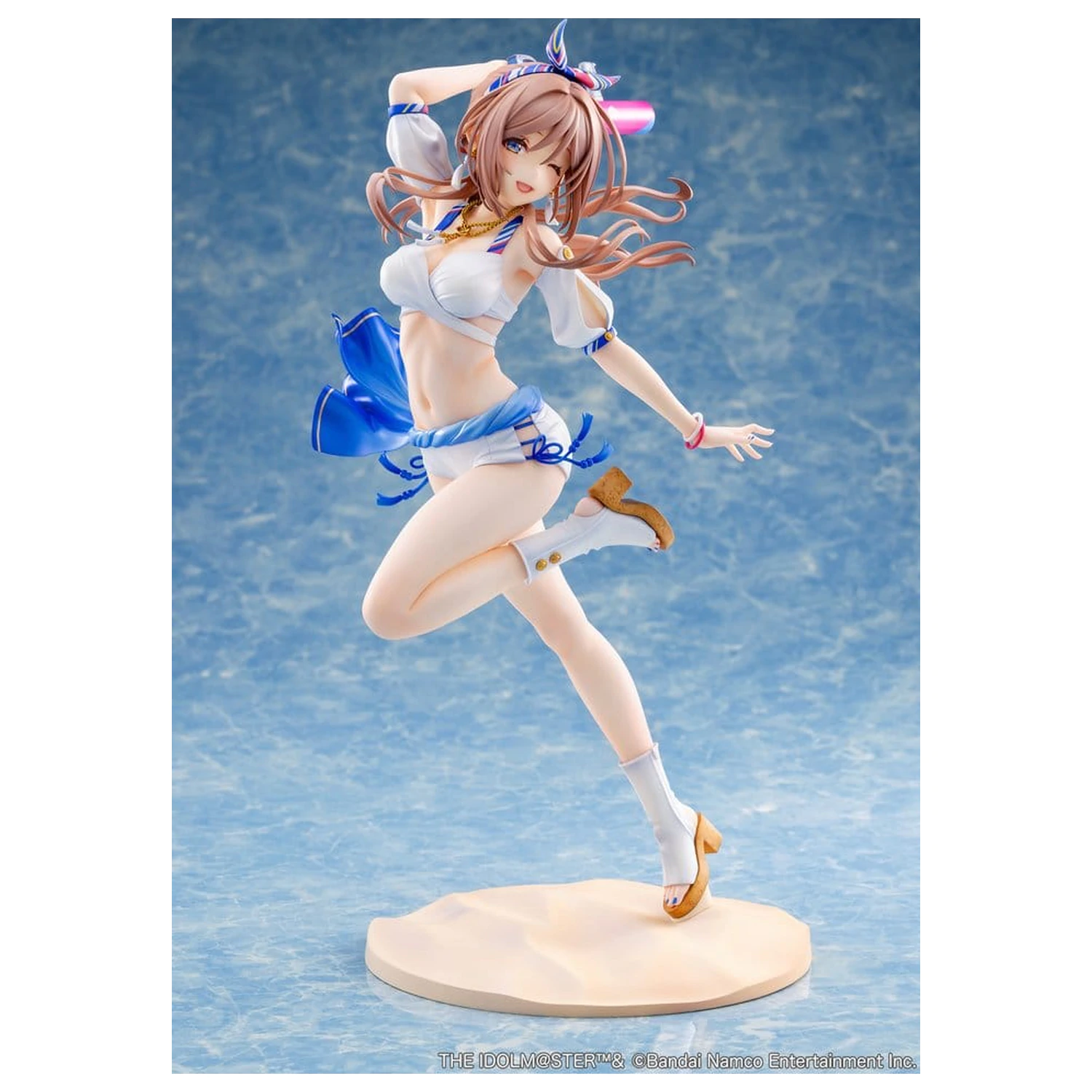 The Idolmaster Gakuen PVC figura 1/7 Himesaki Rinami Kimi to Semi Blue Ver. 27 cm fotografija proizvoda