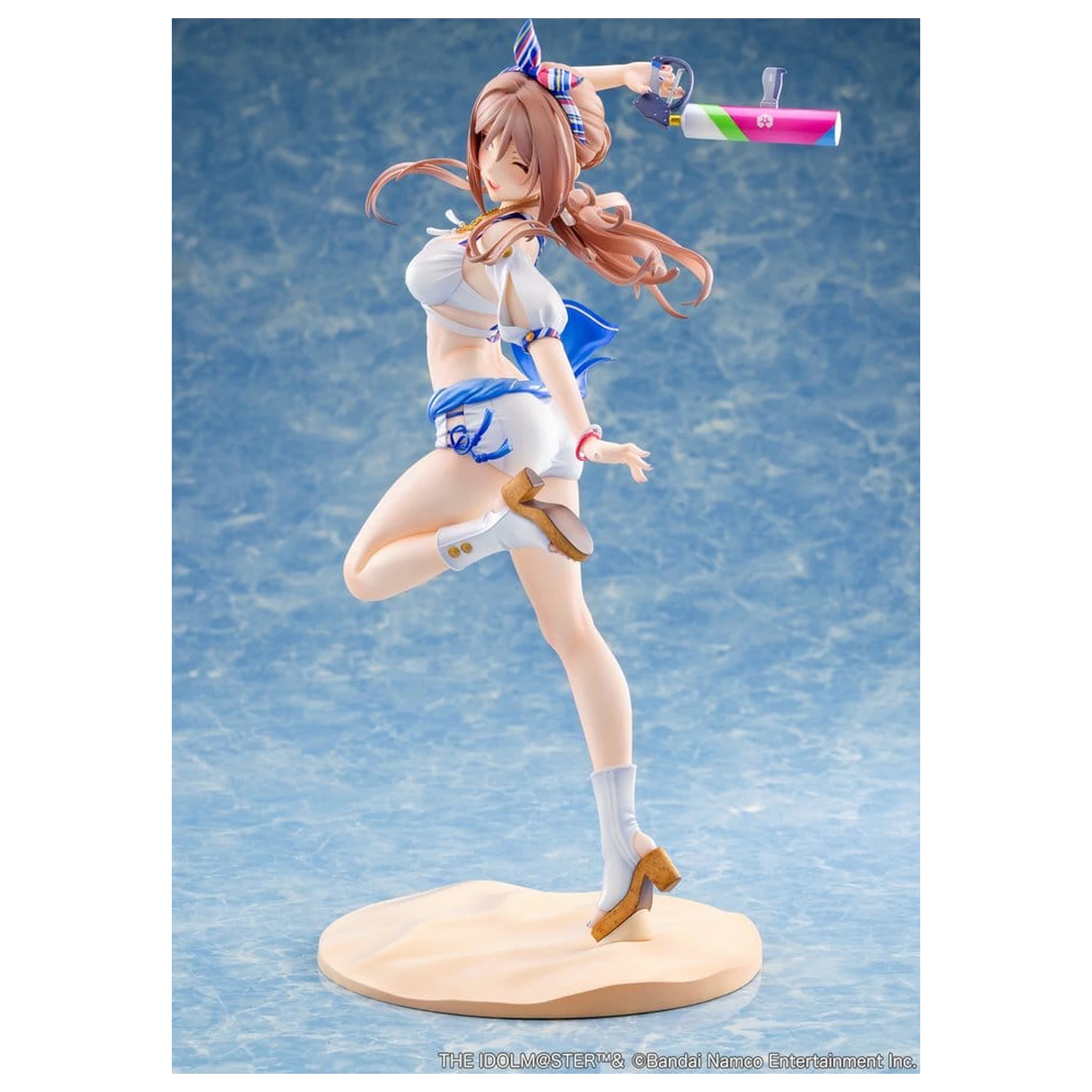 The Idolmaster Gakuen PVC figura 1/7 Himesaki Rinami Kimi to Semi Blue Ver. 27 cm fotografija proizvoda