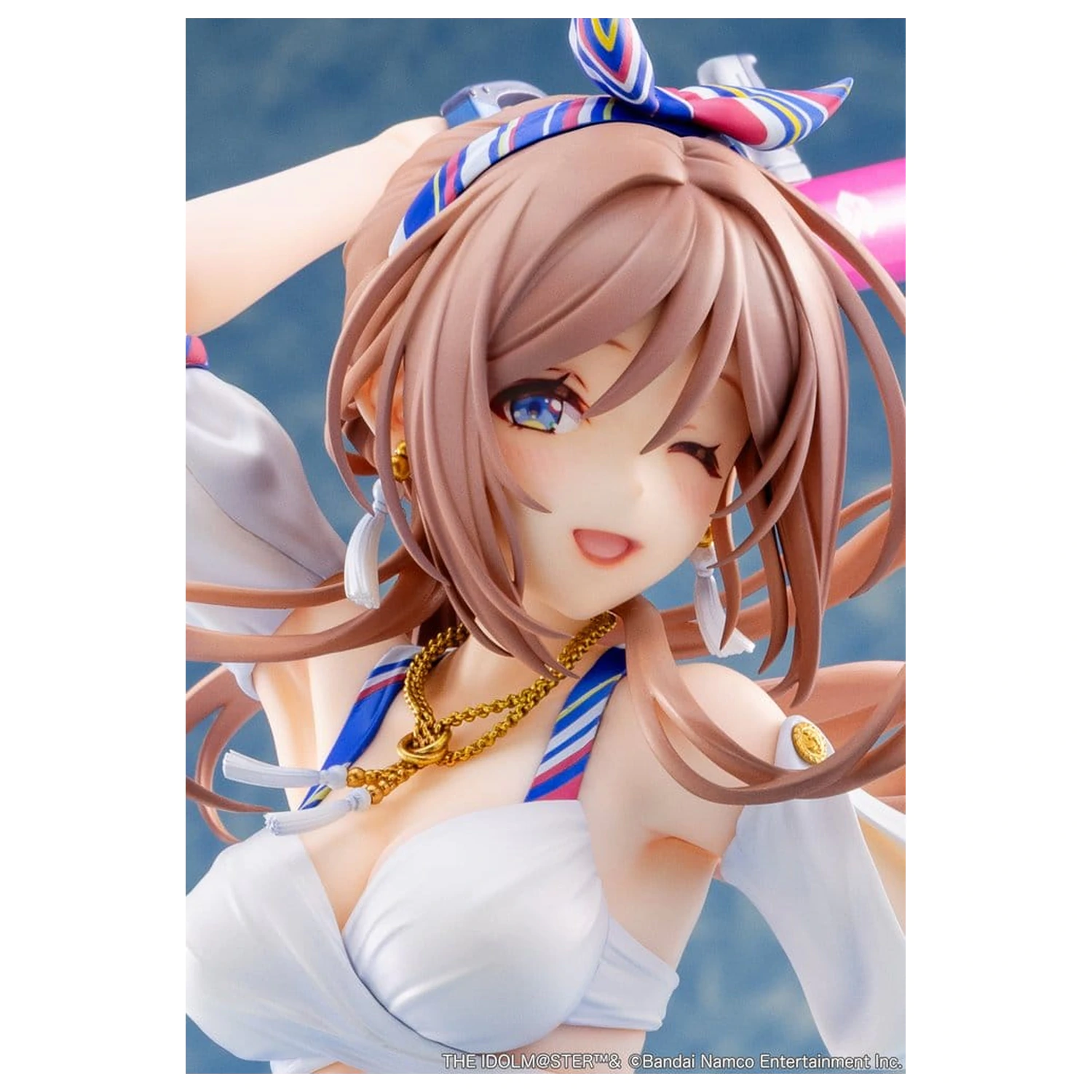The Idolmaster Gakuen PVC figura 1/7 Himesaki Rinami Kimi to Semi Blue Ver. 27 cm fotografija proizvoda