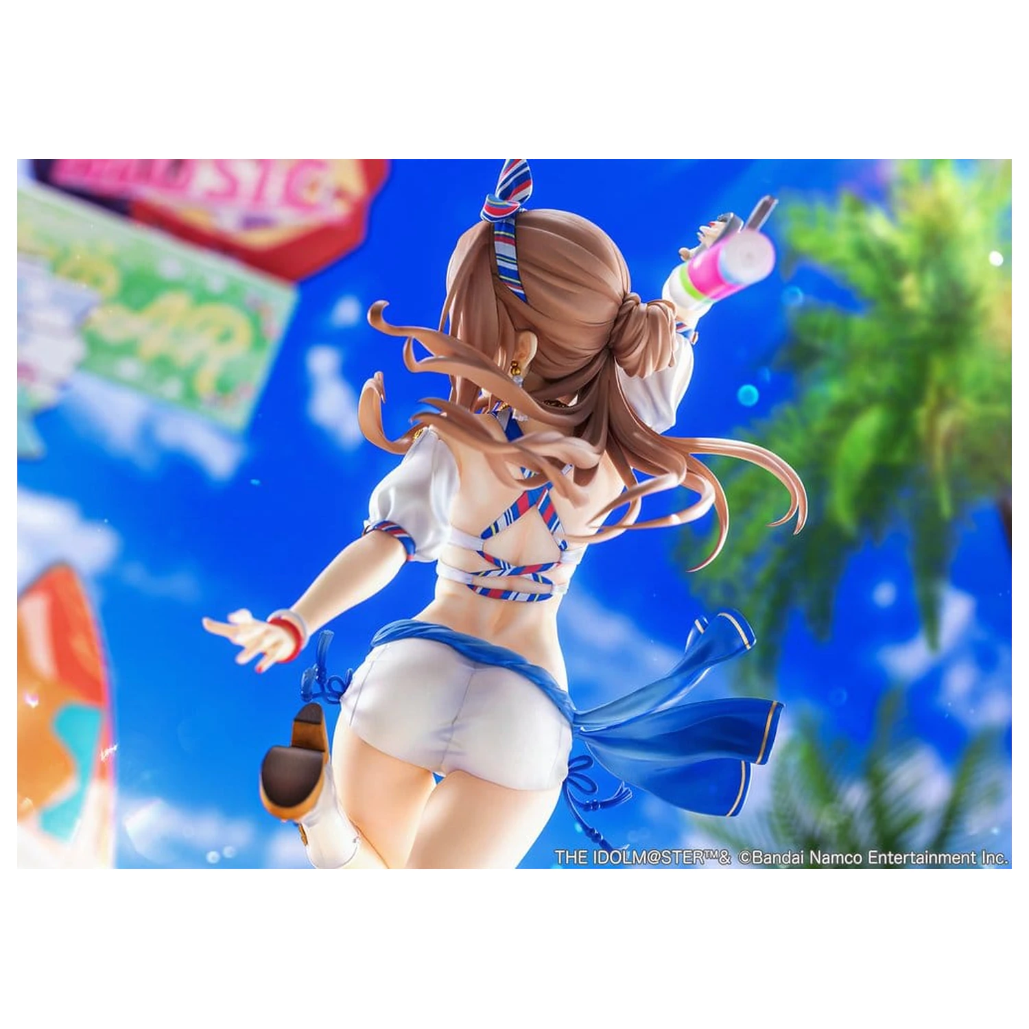 The Idolmaster Gakuen PVC figura 1/7 Himesaki Rinami Kimi to Semi Blue Ver. 27 cm fotografija proizvoda