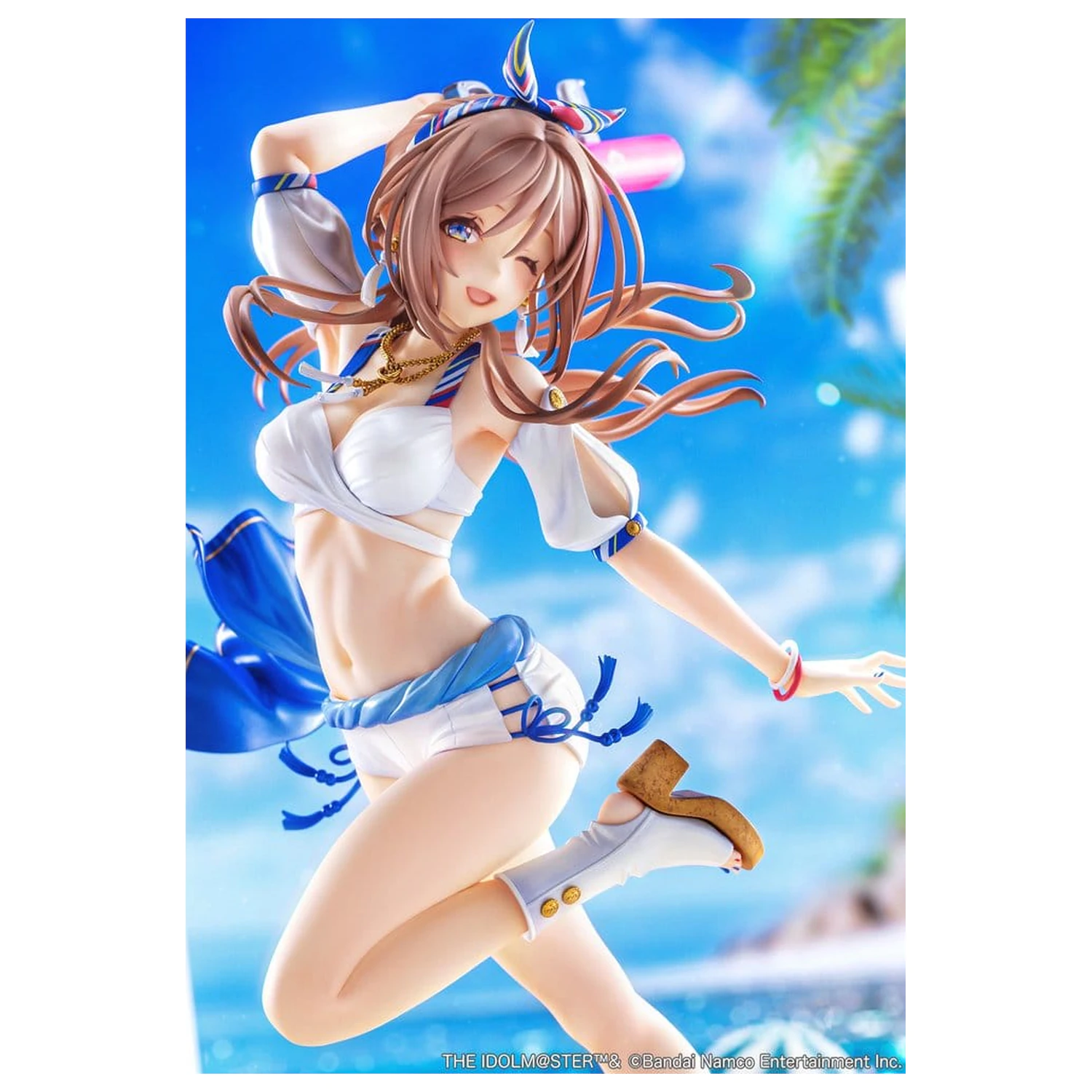 The Idolmaster Gakuen PVC figura 1/7 Himesaki Rinami Kimi to Semi Blue Ver. With Bonus 27 cm fotografija proizvoda