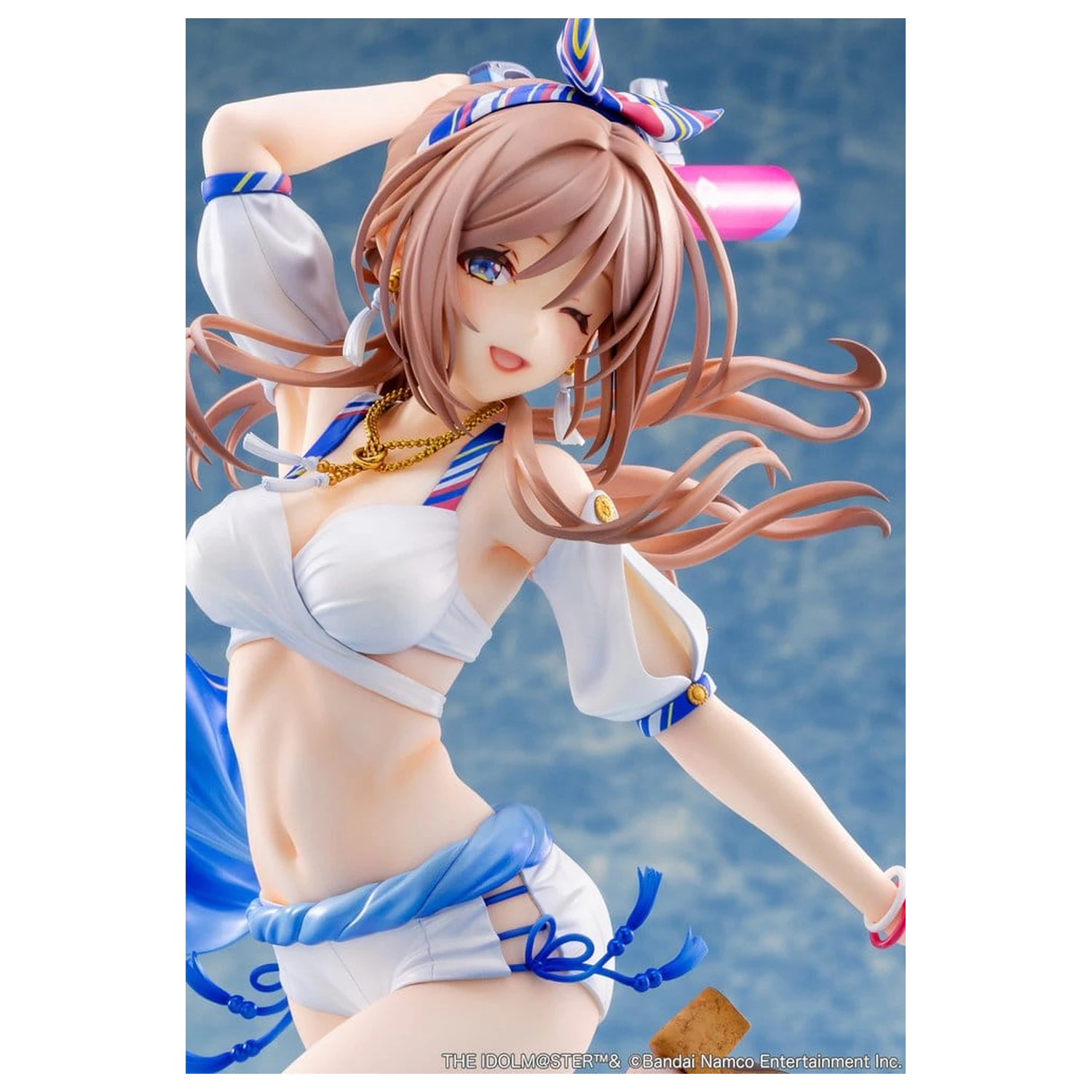 The Idolmaster Gakuen PVC figura 1/7 Himesaki Rinami Kimi to Semi Blue Ver. With Bonus 27 cm fotografija proizvoda