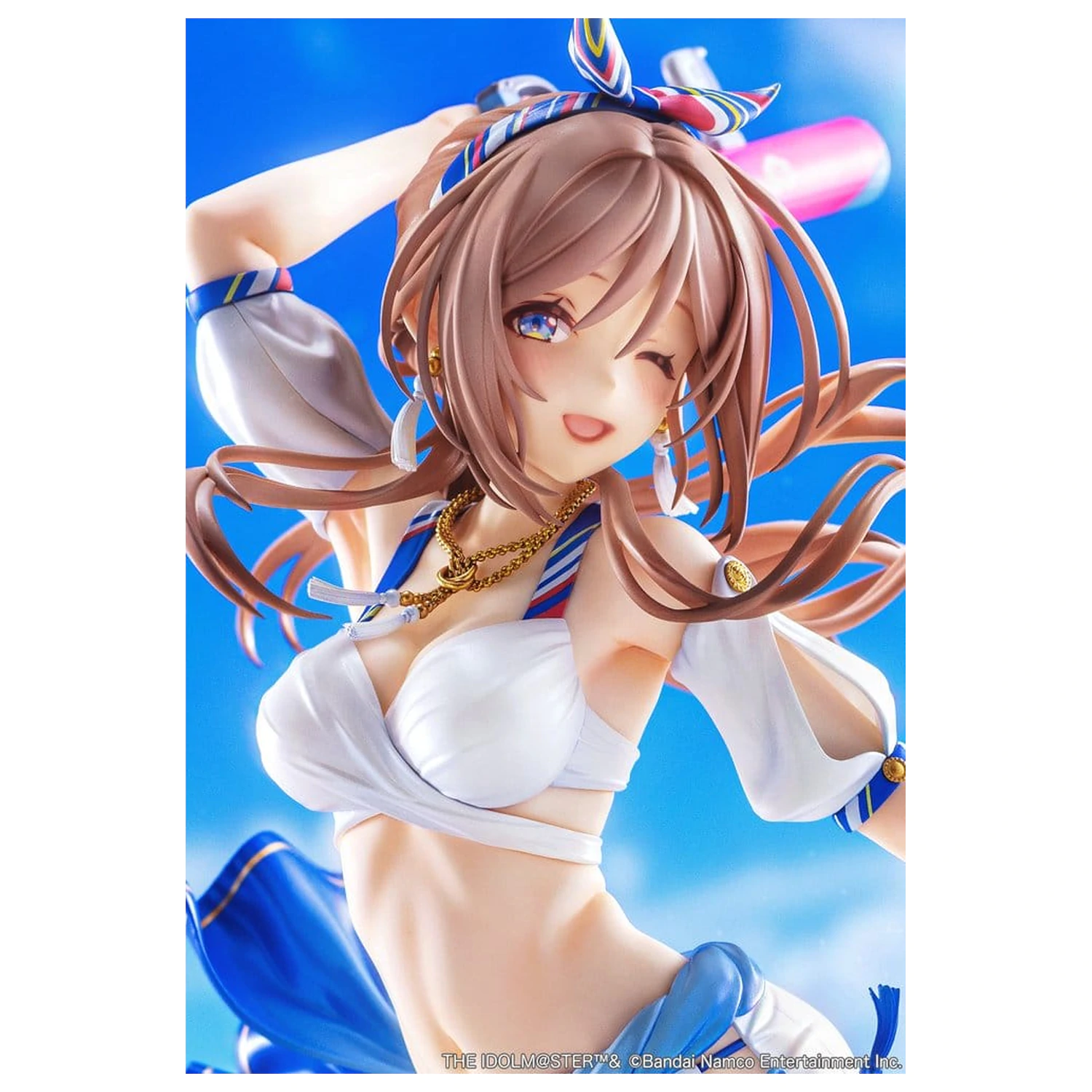 The Idolmaster Gakuen PVC figura 1/7 Himesaki Rinami Kimi to Semi Blue Ver. With Bonus 27 cm fotografija proizvoda