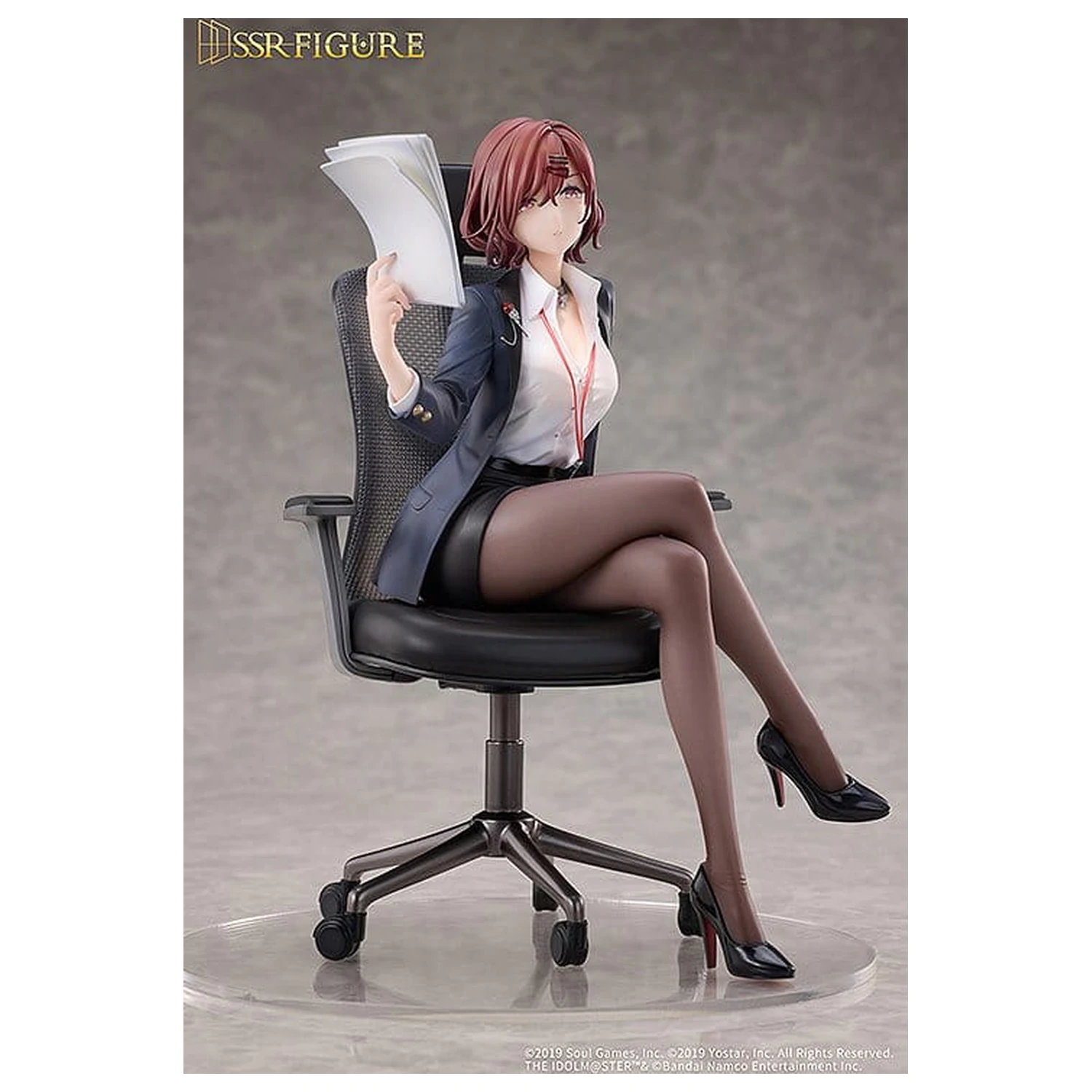 The Idolmaster Shiny Colors x Mahjong Soul PVC figura 1/7 Madoka Higuchi Effortless Work Ver. 21 cm fotografija proizvoda