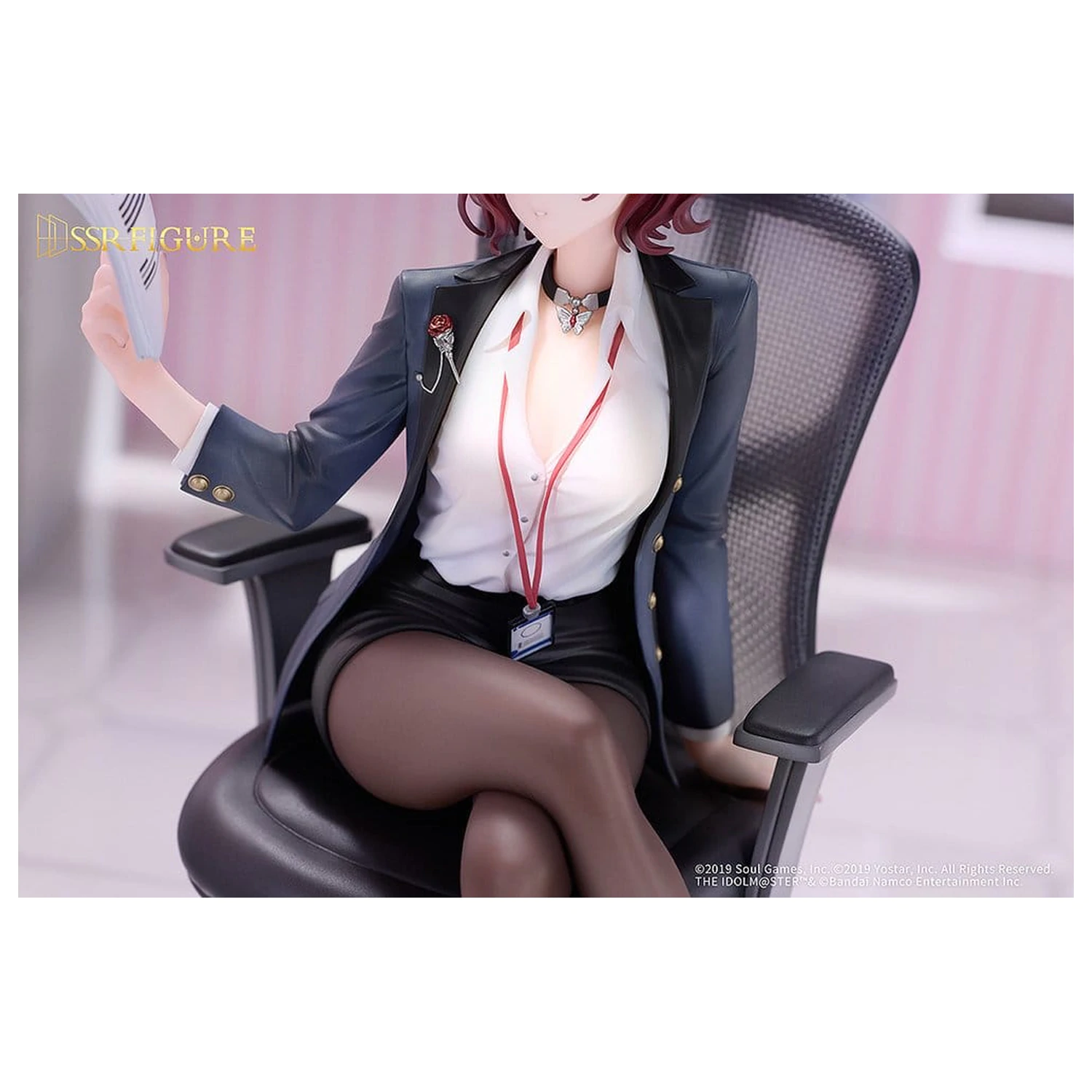 The Idolmaster Shiny Colors x Mahjong Soul PVC figura 1/7 Madoka Higuchi Effortless Work Ver. 21 cm fotografija proizvoda
