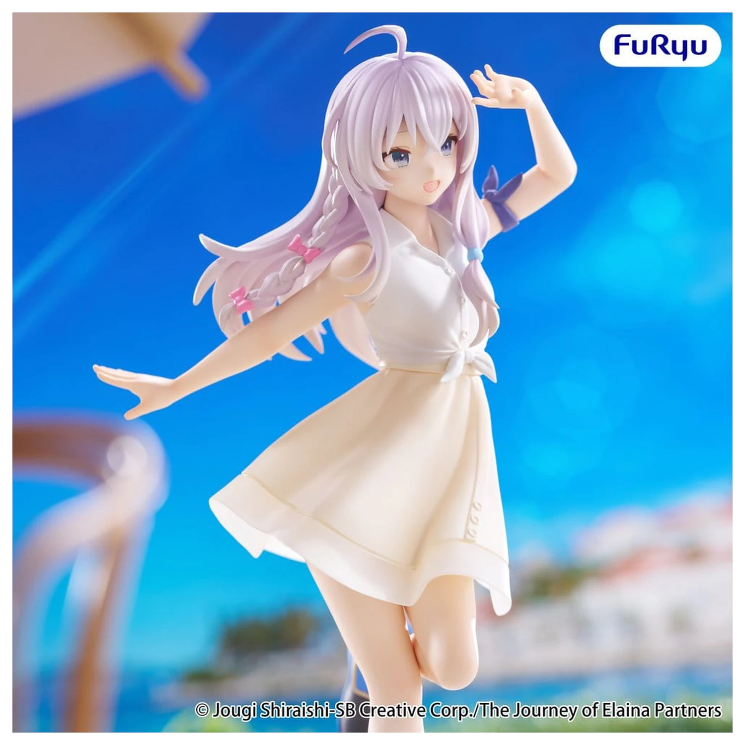 The Journey of Elaina Muchute PVC figura Elaina White Ver. 20 cm fotografija proizvoda