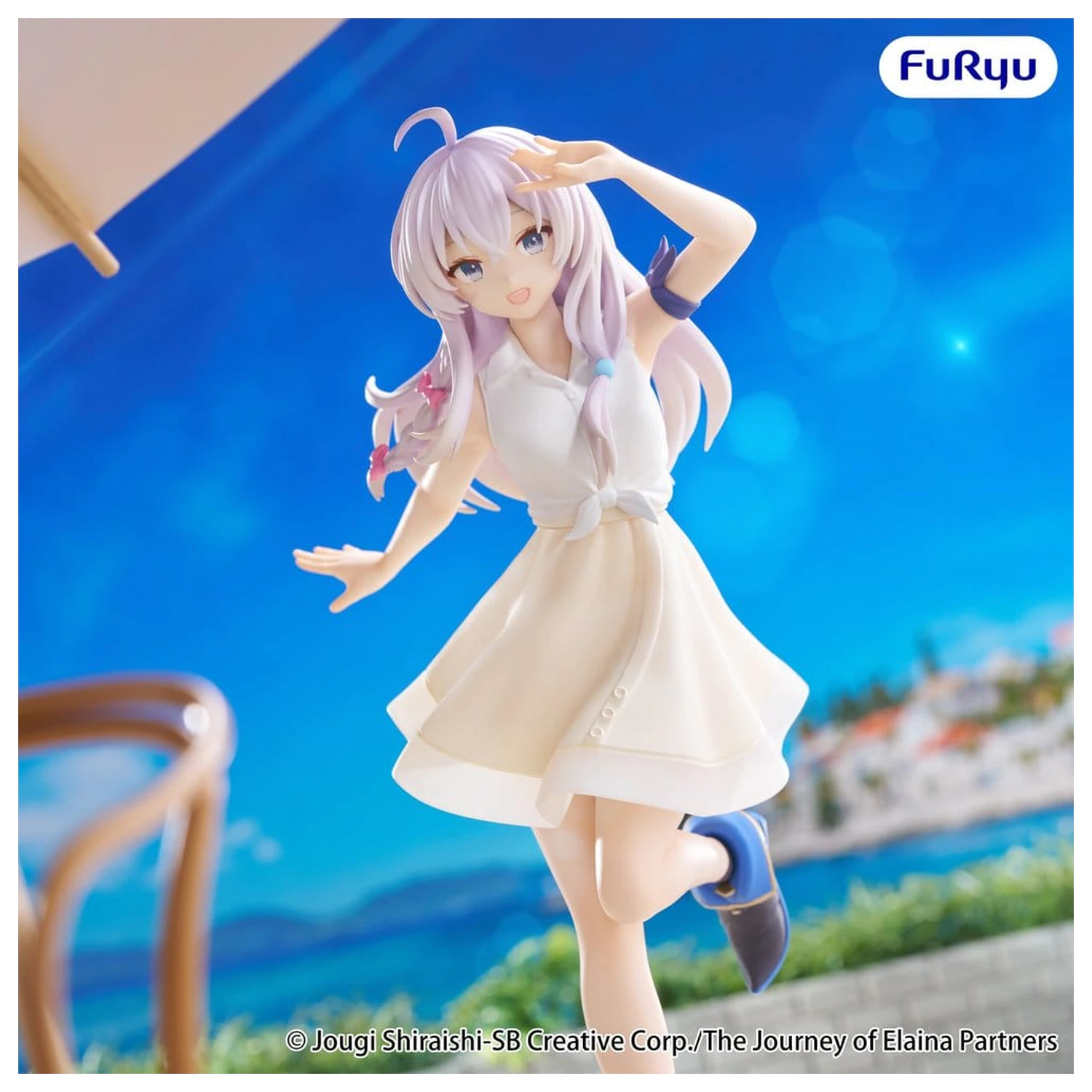 The Journey of Elaina Muchute PVC figura Elaina White Ver. 20 cm fotografija proizvoda