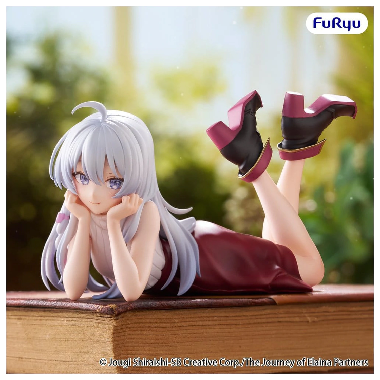 The Journey of Elaina Noodle Stopper PVC Figura Elaina Lying Down Ver. 11 cm fotografija proizvoda