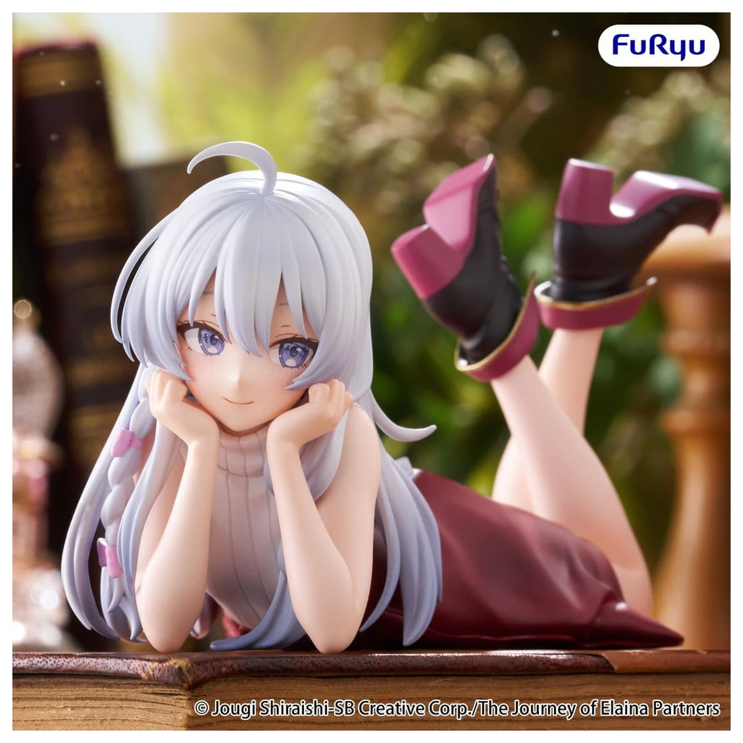 The Journey of Elaina Noodle Stopper PVC Figura Elaina Lying Down Ver. 11 cm fotografija proizvoda