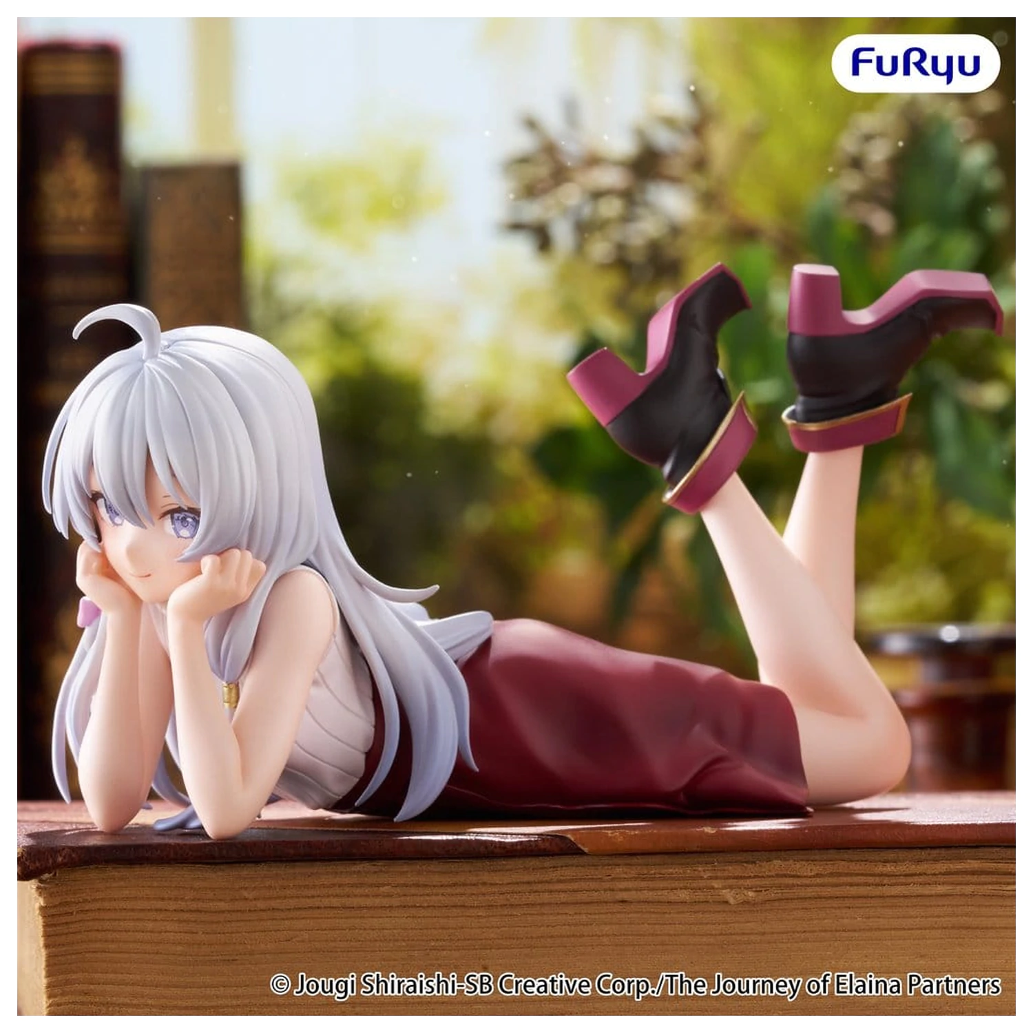 The Journey of Elaina Noodle Stopper PVC Figura Elaina Lying Down Ver. 11 cm fotografija proizvoda